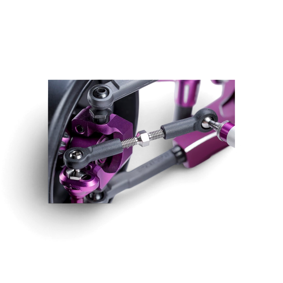 Biellettes de direction en titane Rêve D 20 mm pour châssis RC Drift DriftParadiZ avec chapes fines
