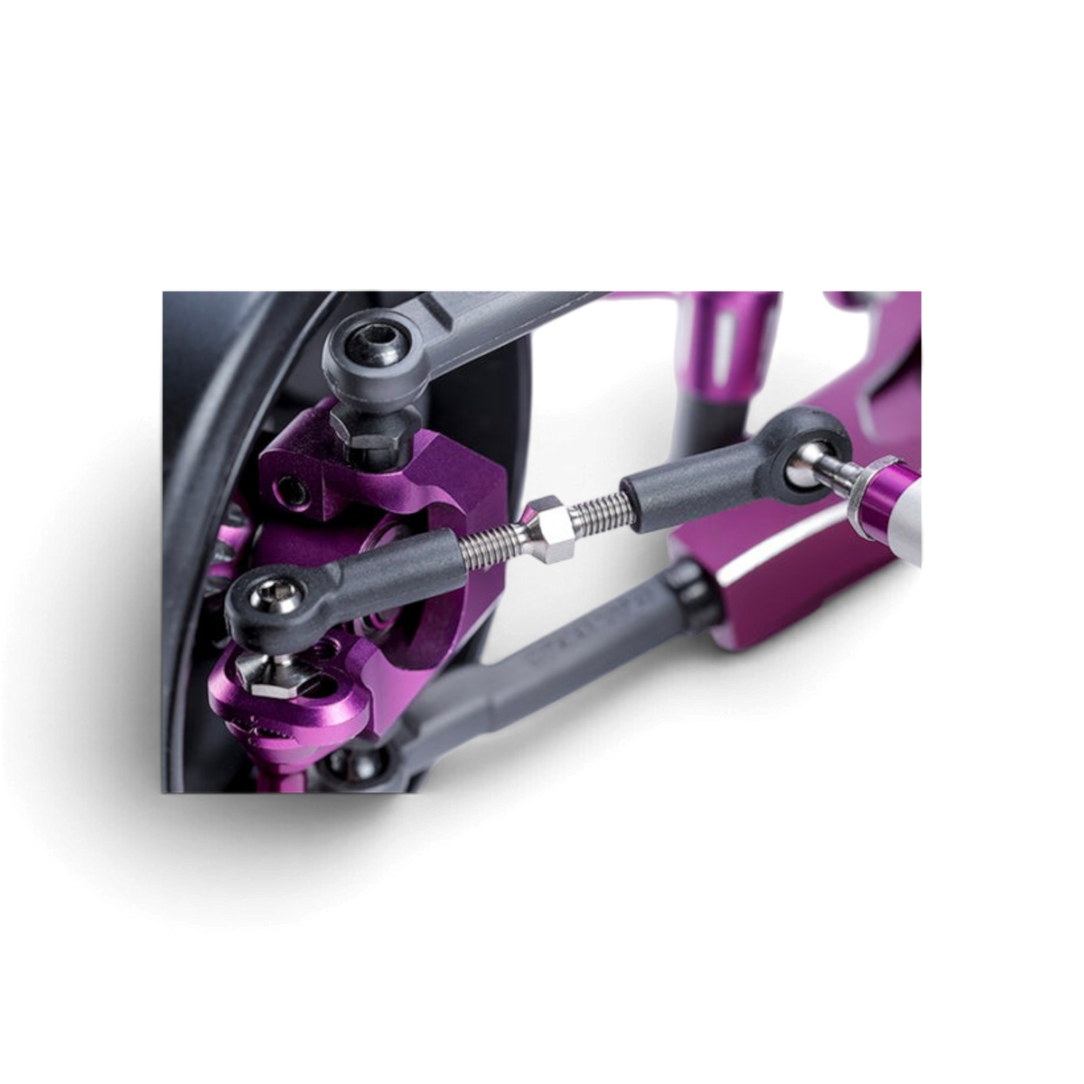 Biellettes de direction Slim en titane 24 mm Rêve D pour châssis RC Drift, vendues par DriftParadiZ