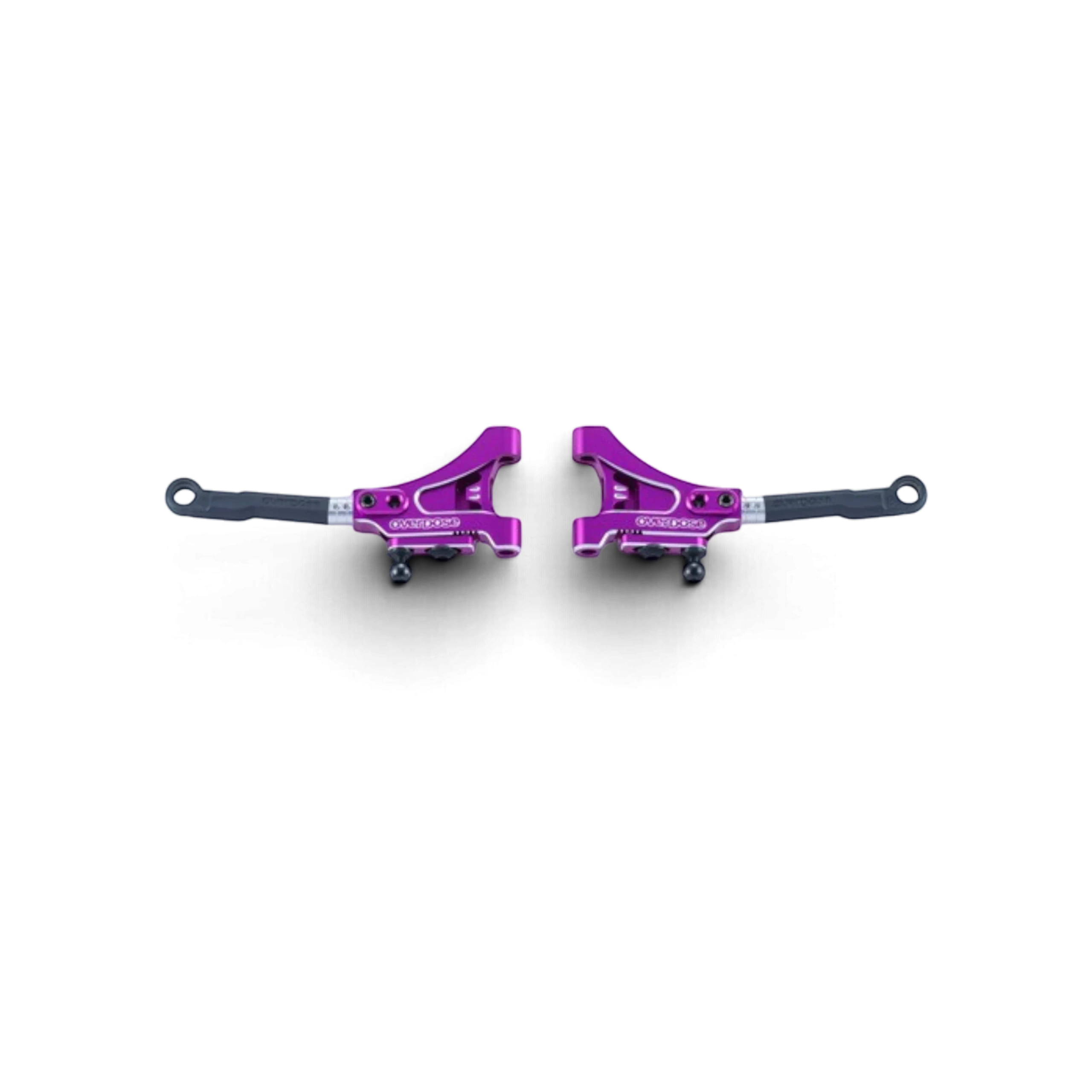 Bras de suspension avant DriftParadiZ Type-4 en aluminium violet réglables pour voiture RC