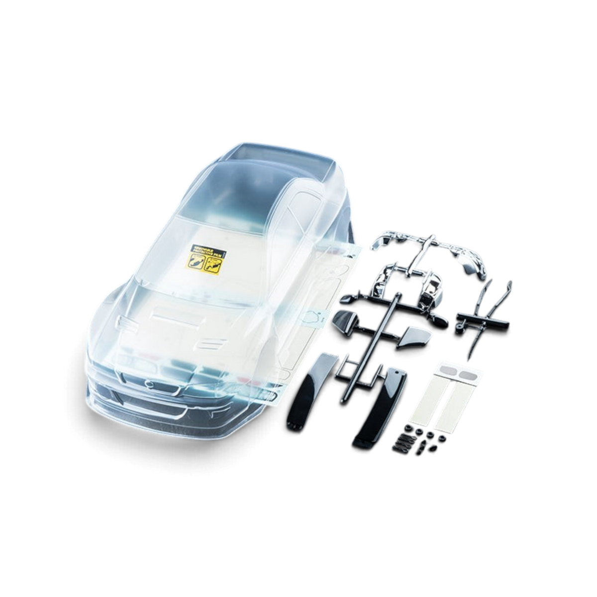Carrosserie transparente DriftParadiZ 22B pour voiture RC 1/10 avec accessoires et pièces de montage inclus