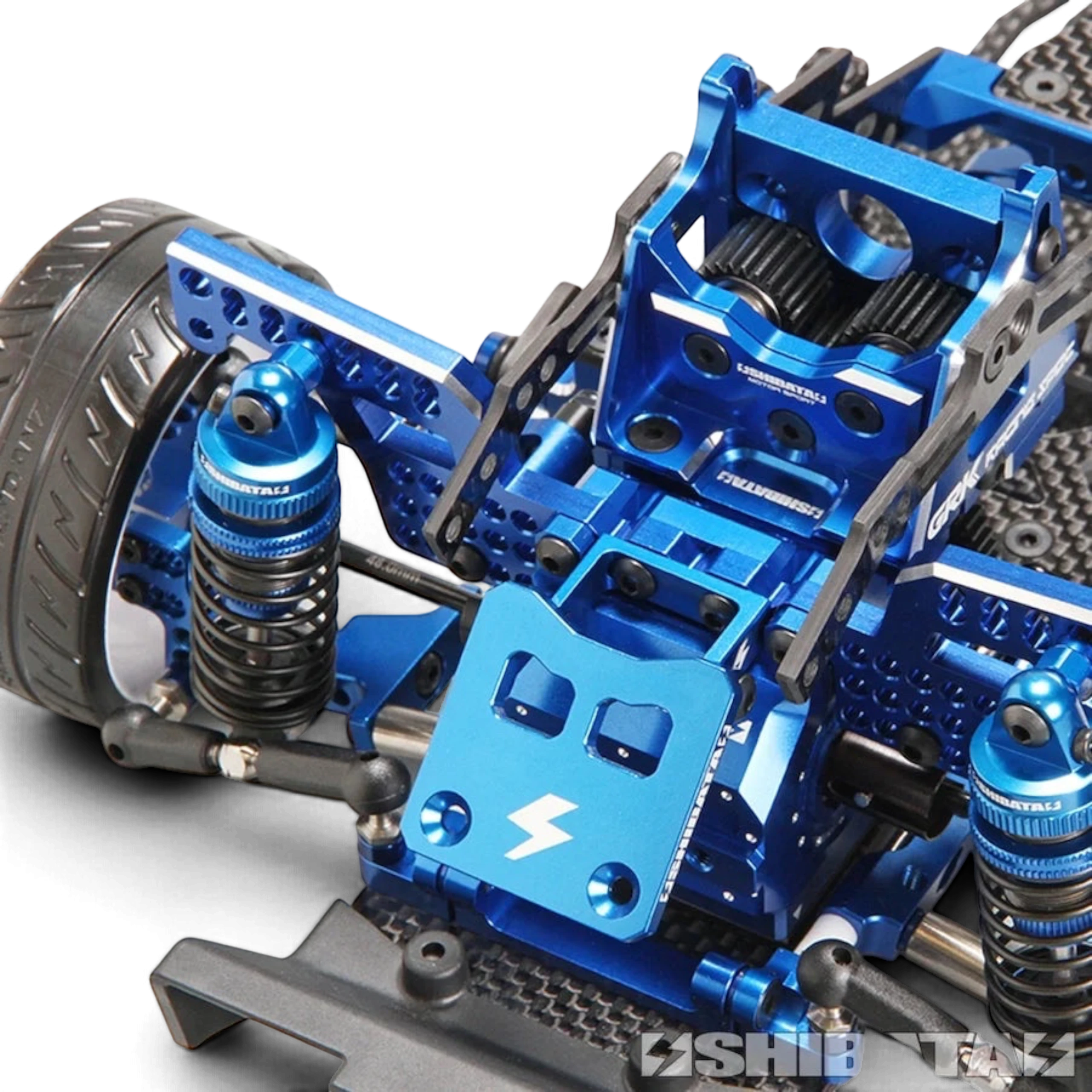 Châssis DriftParadiZ GRK5-R HRP SDC Championship Edition avec pièces en aluminium bleu anodisé pour voiture RC