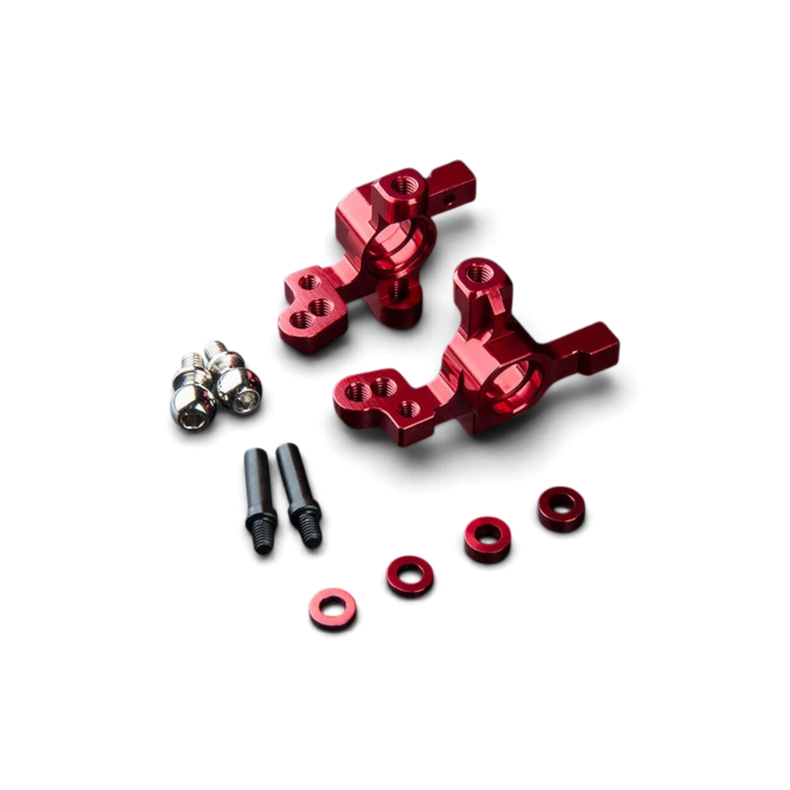 Kit de fusées avant DriftParadiZ ATK V3 en aluminium rouge pour voiture RC drift avec visserie et bagues