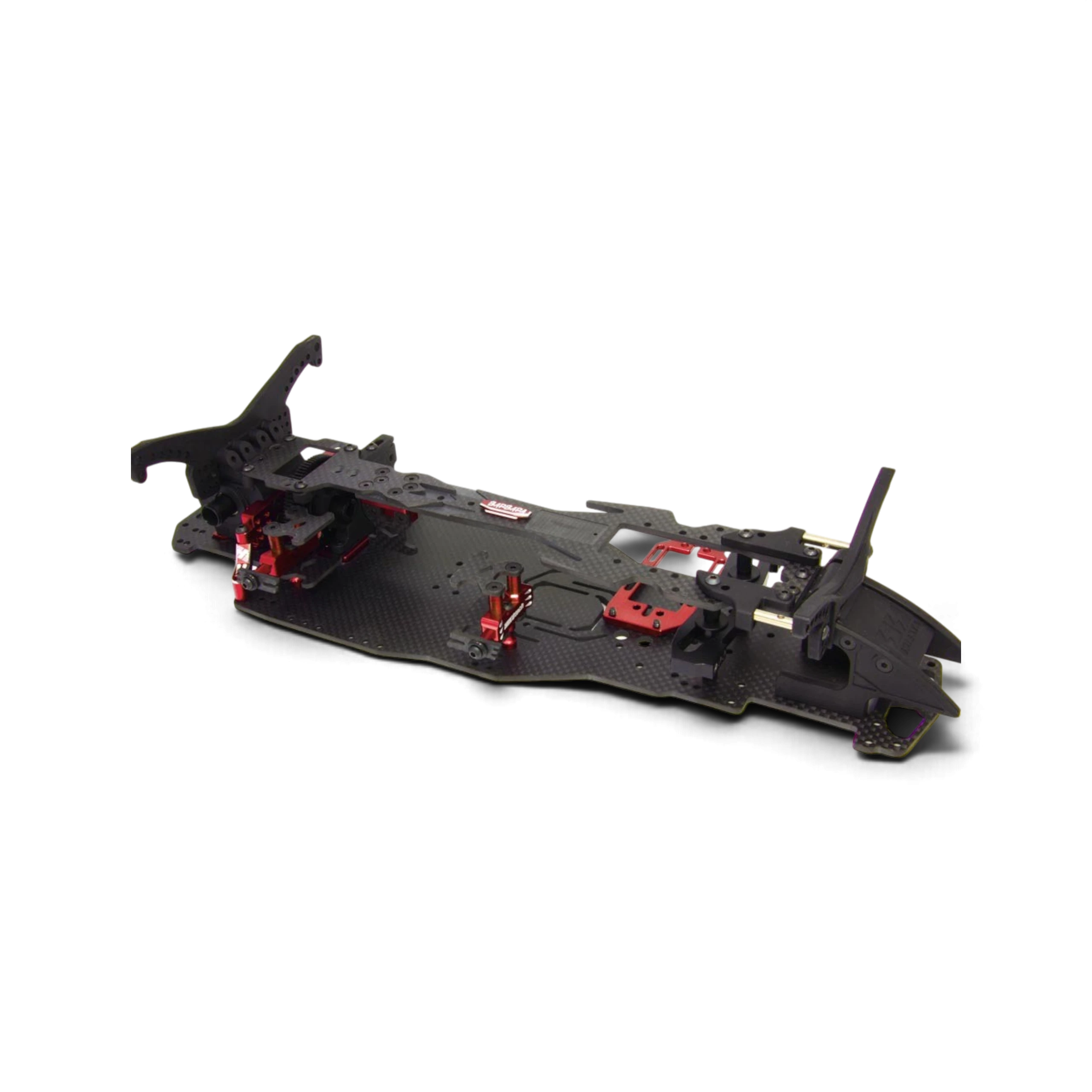 Kit de conversion DriftParadiZ Barbara en fibre de carbone pour châssis RC SHIBATA GRK5 et GS2 EVO avec pièces rouges