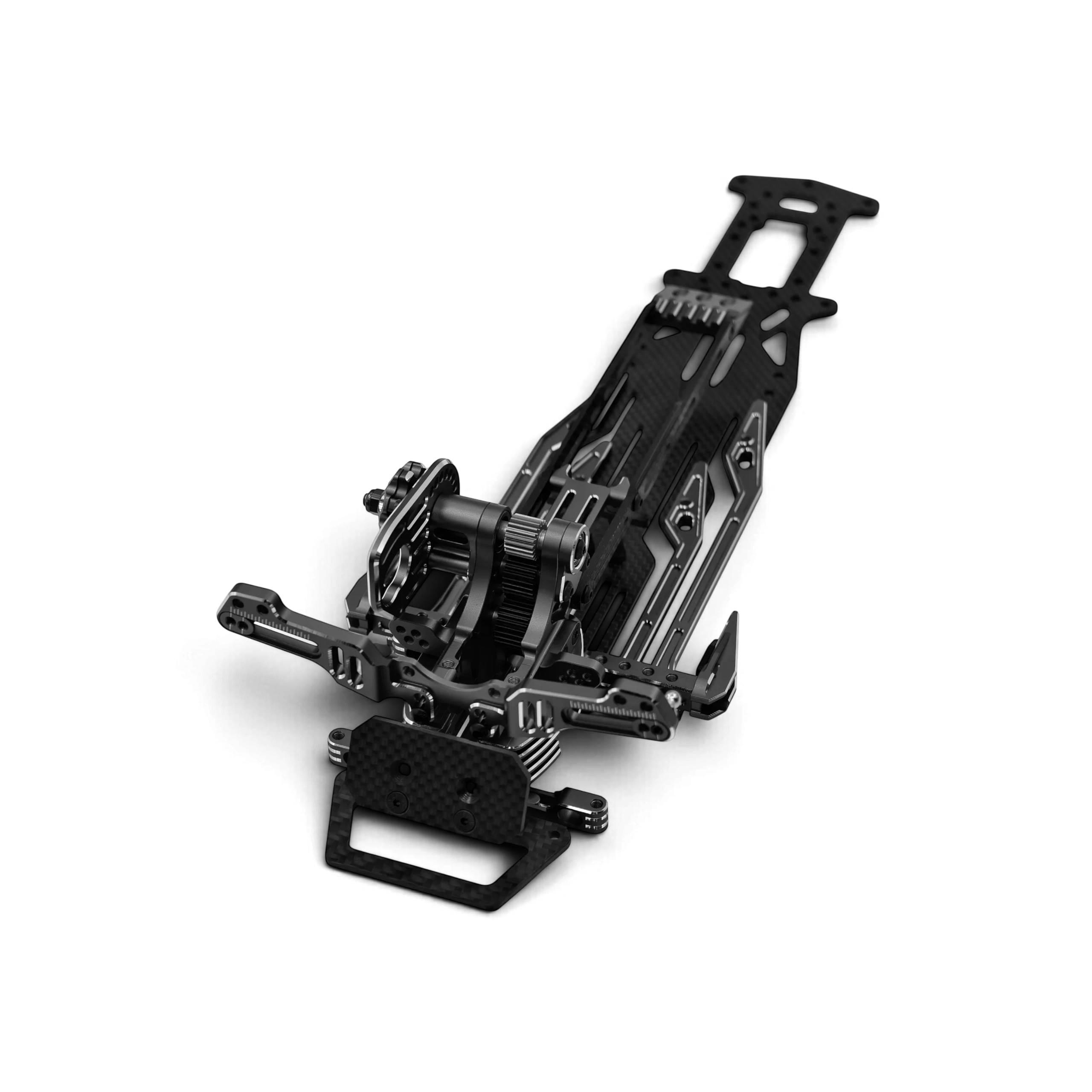 Kit de conversion châssis SV2 Rhino Racing pour DriftParadiZ avec platine inférieure en carbone et transmission