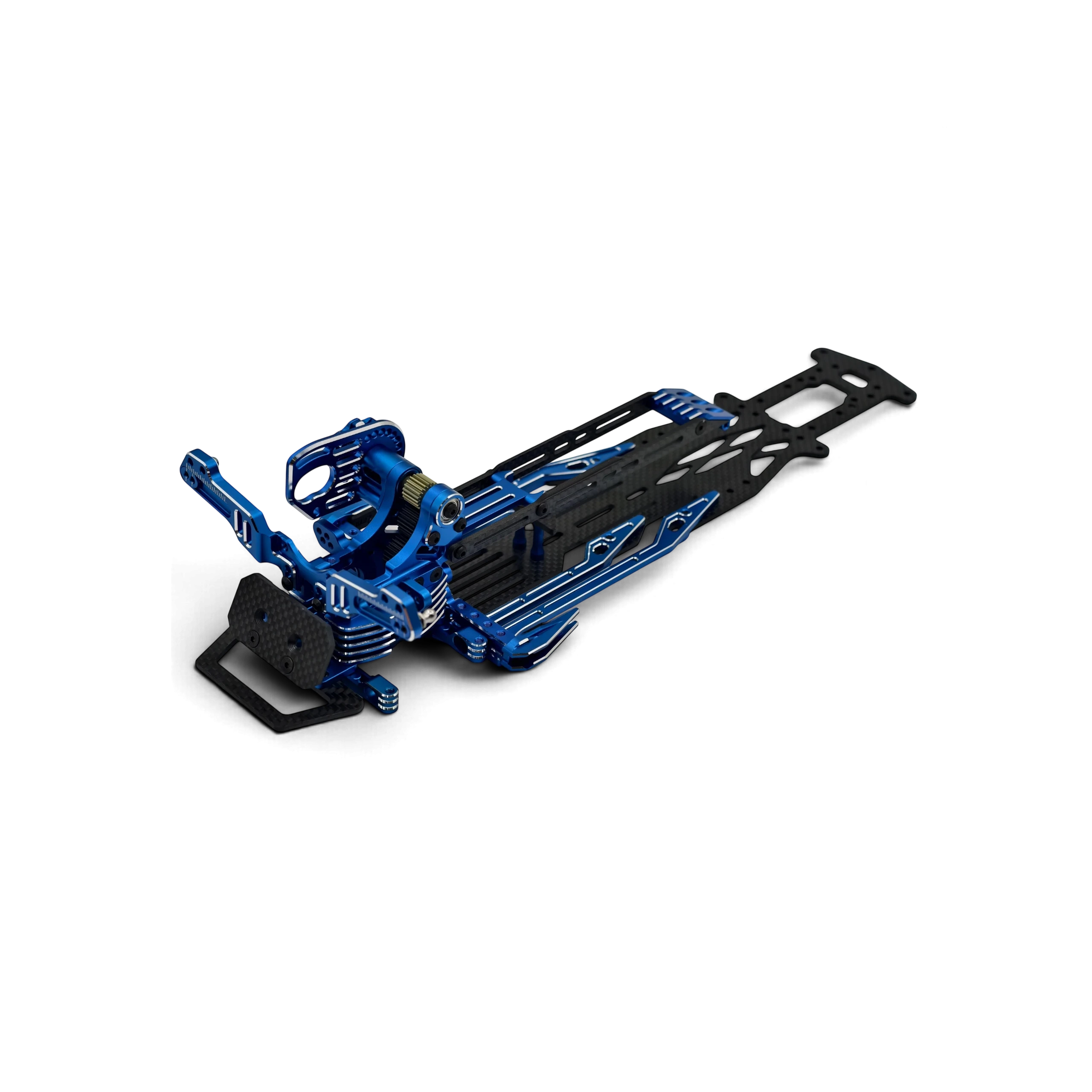 Kit de conversion châssis SV2 Rhino Racing bleu en carbone pour voiture RC, vendu par DriftParadiZ