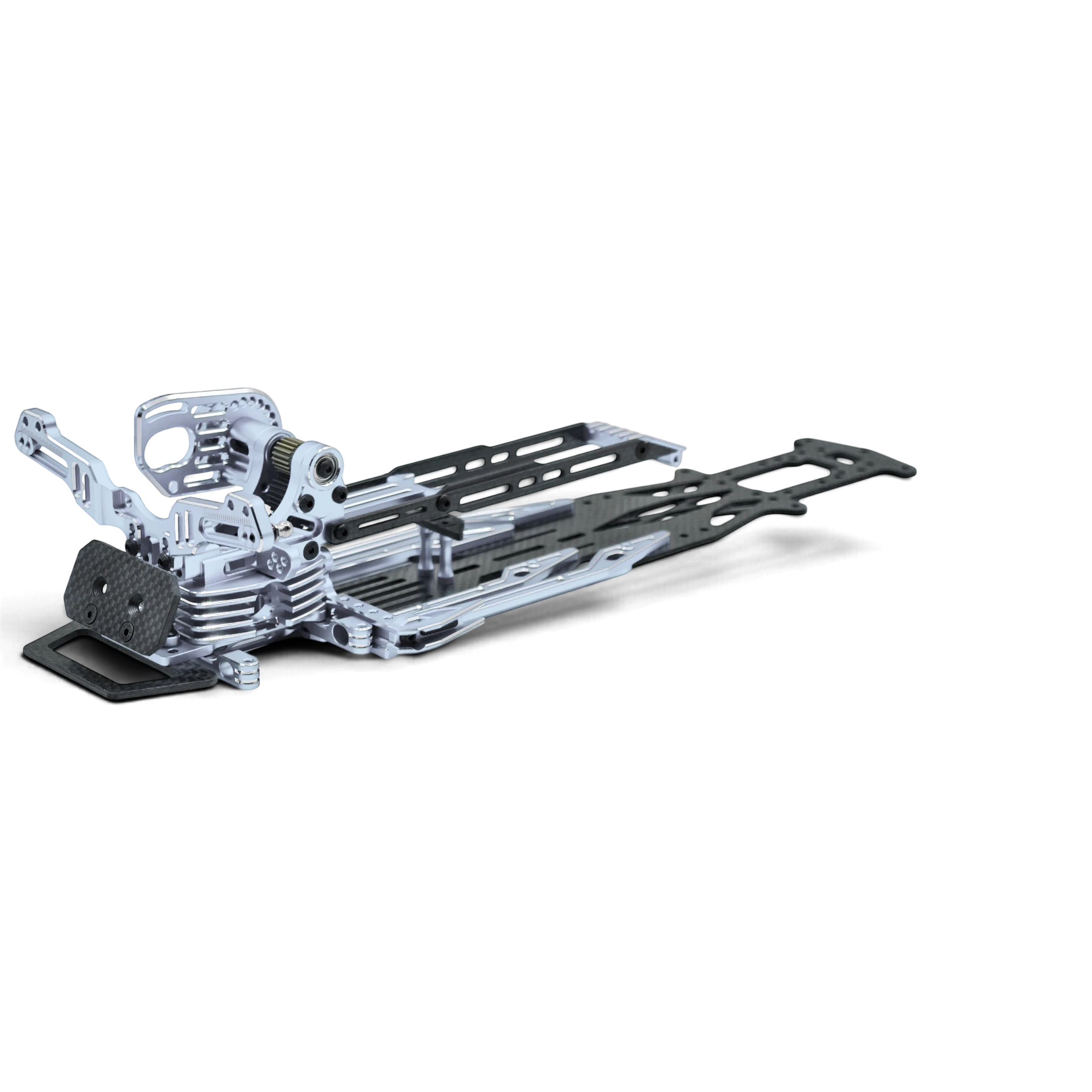 Kit de conversion châssis SV2 Rhino Racing par DriftParadiZ avec platine inférieure en carbone et transmission usinée