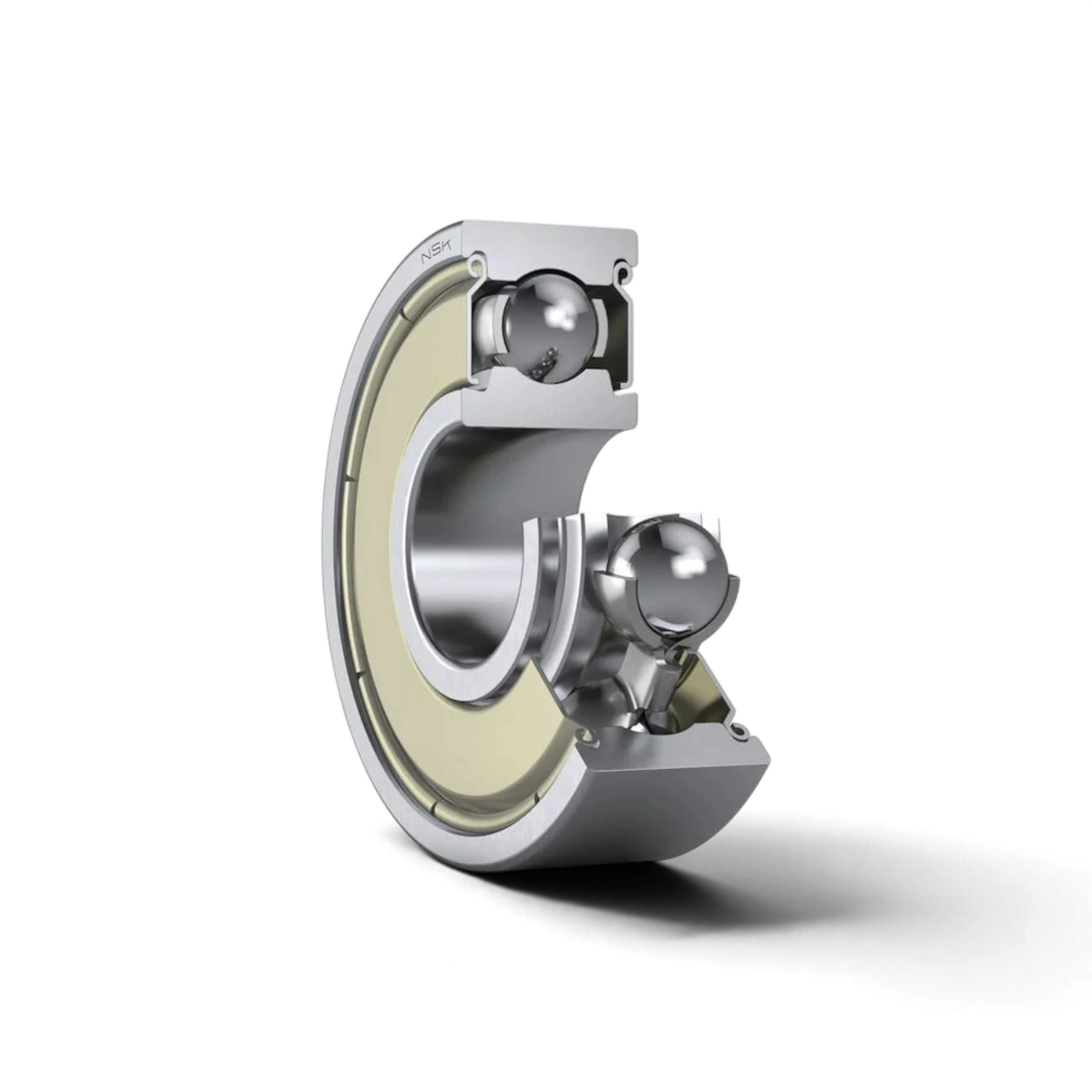 Roulement NSK haute précision DriftParadiZ pour RD-010fds, vue en coupe montrant les billes et la cage interne