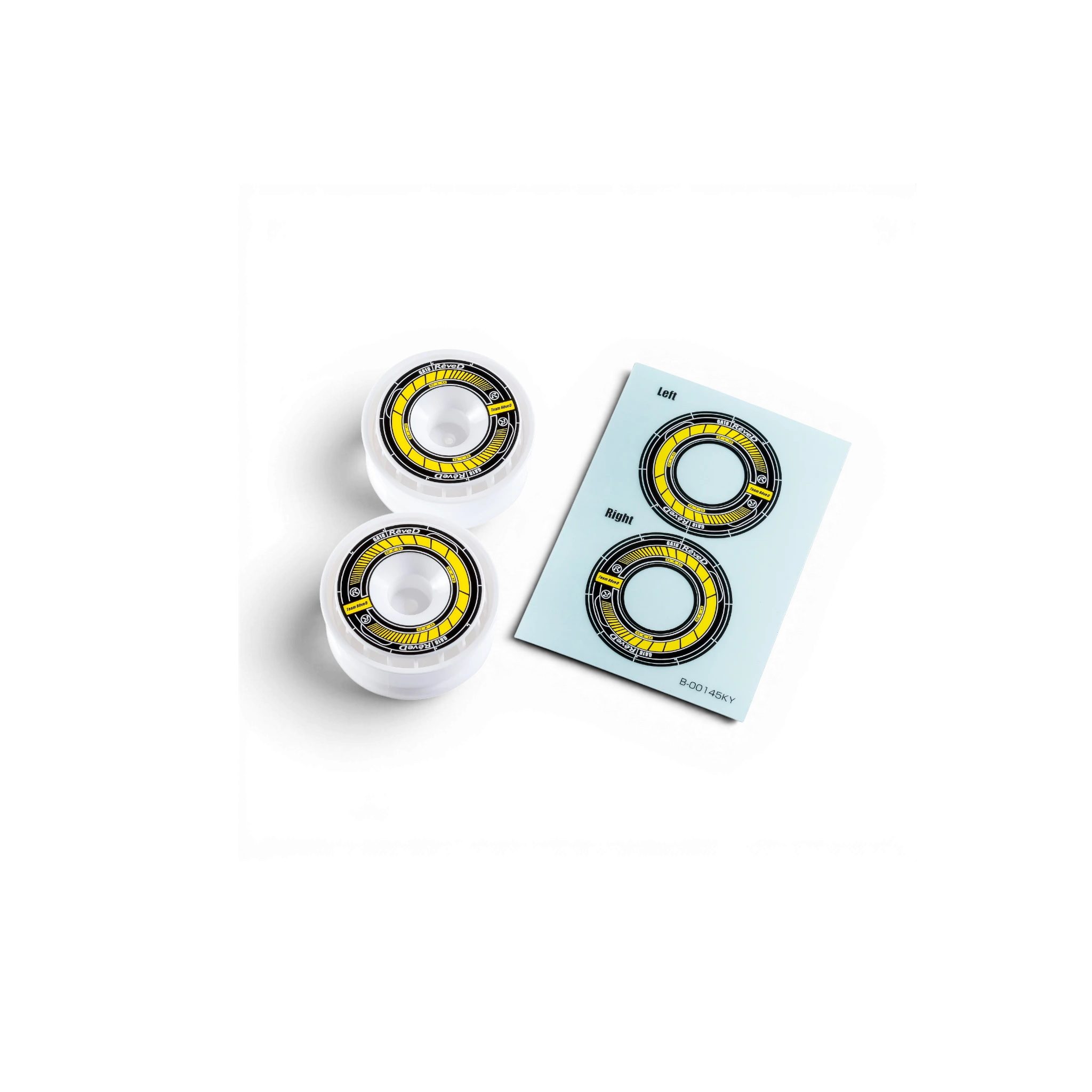 Stickers pour jantes DriftParadiZ RW-GA18 prédécoupés style racing pour voitures RC