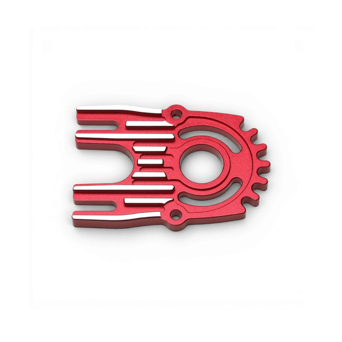 Support moteur DriftParadiZ en aluminium rouge avec dissipateur thermique pour châssis Yokomo RD et SD