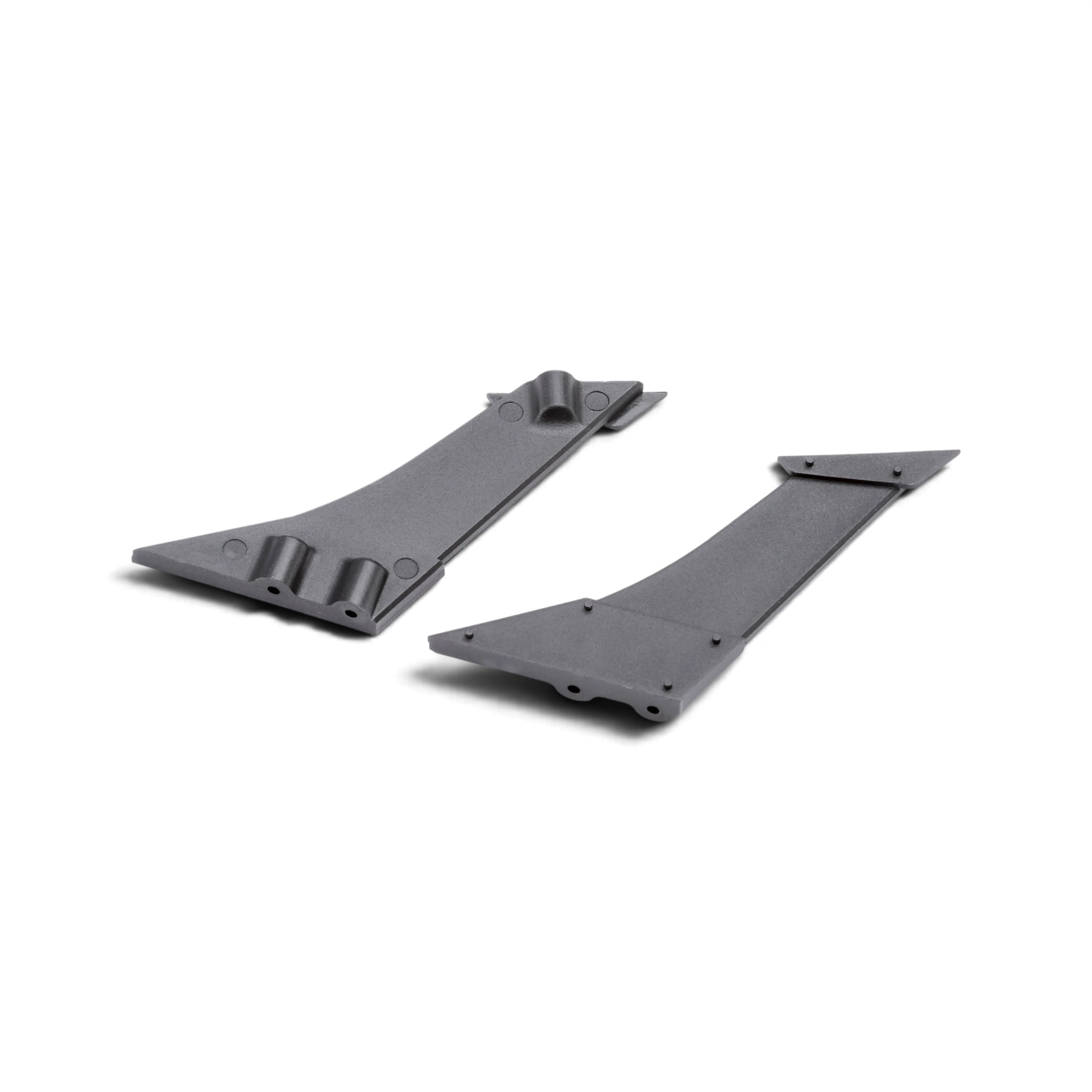 Supports d'aileron moulés DriftParadiZ 8810 Style en plastique noir pour carrosserie de voiture RC