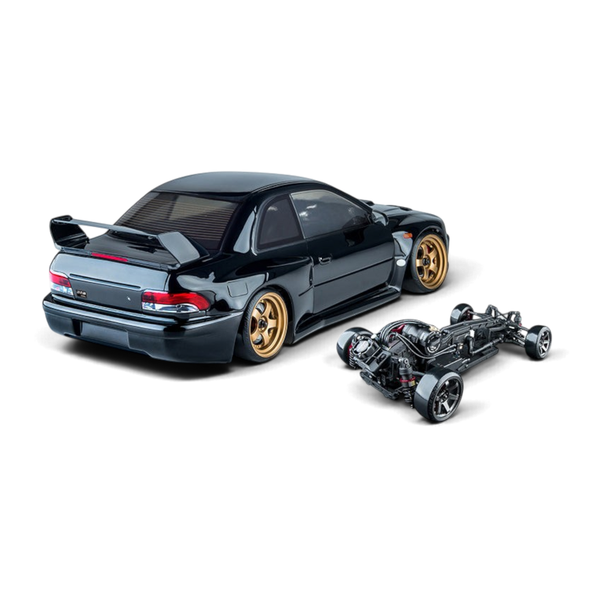 Voiture RC Drift Max Speed Technology RMX 4 RTR, driftparadiz avec moteur brushless sensored, prête à rouler, vue de la voiture.