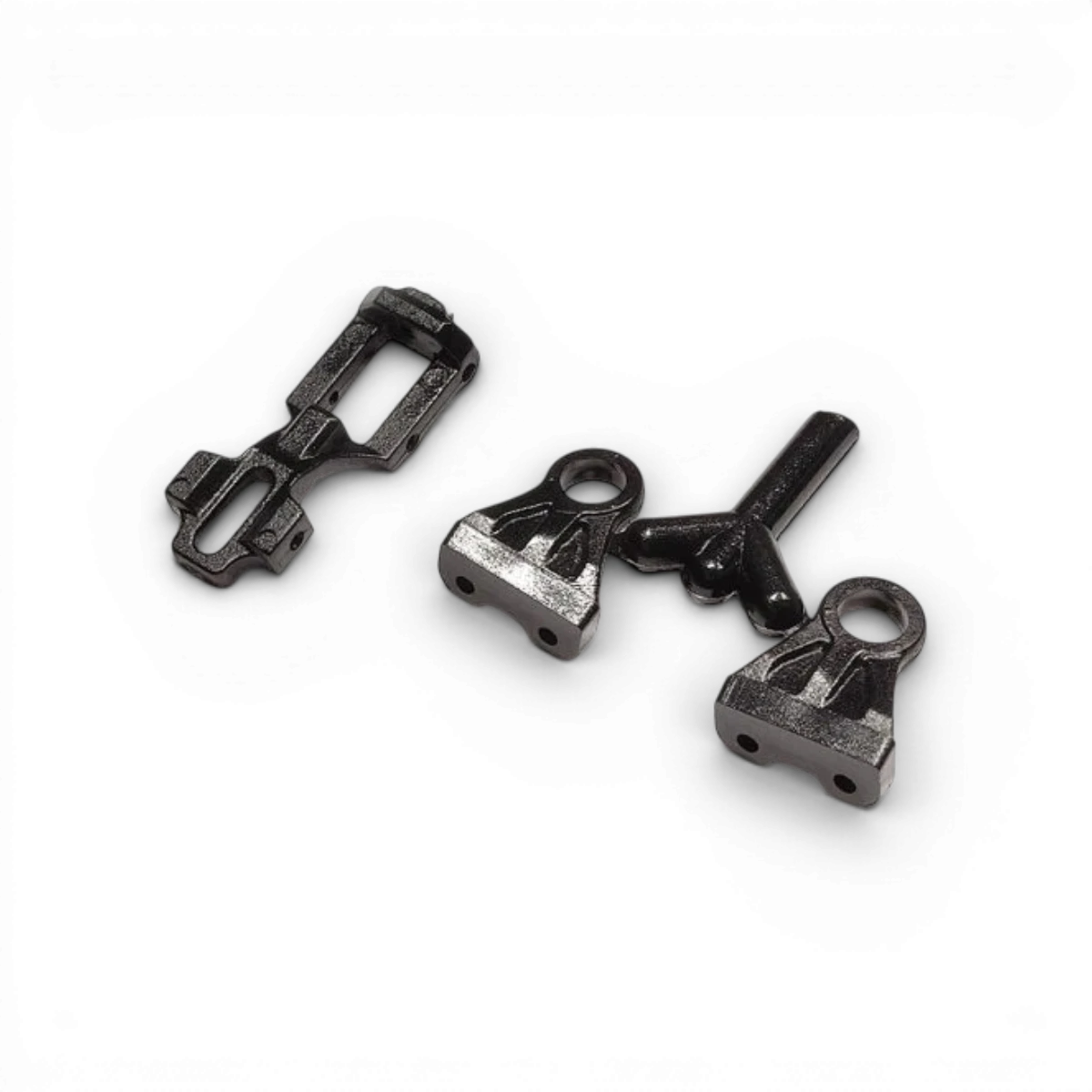 Pièces détachées DRZ3 MP Bras supérieur et cellule pour modèles Atomic RC Mini, composants de remplacement robustes et précis.