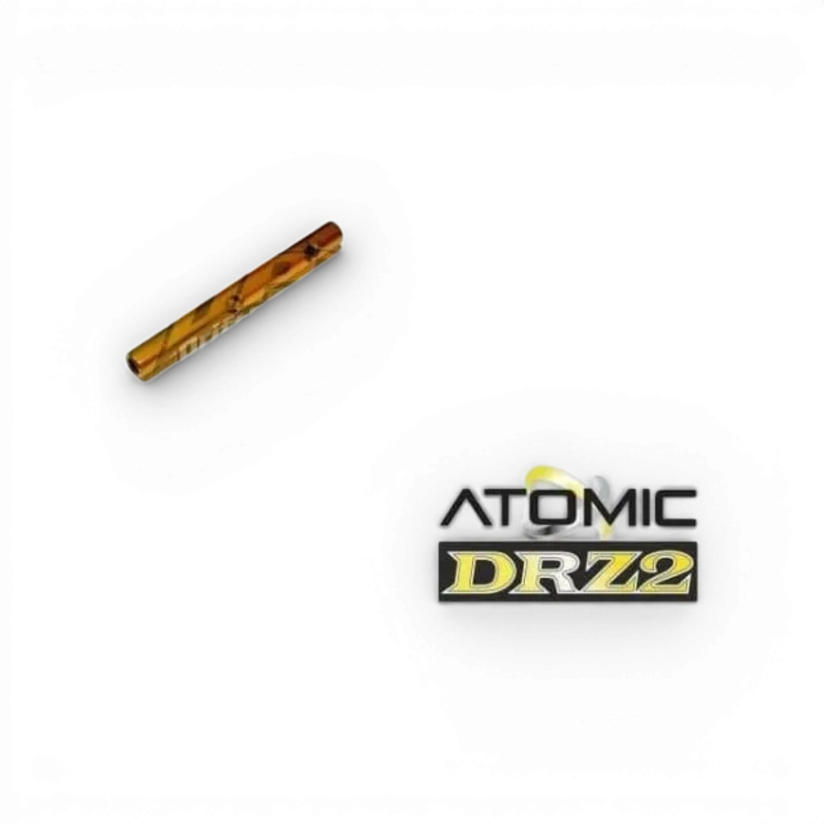 Cardan central léger pour DRZV2, pièces détachées Atomic RC Mini, visible avec ses composants en détail.