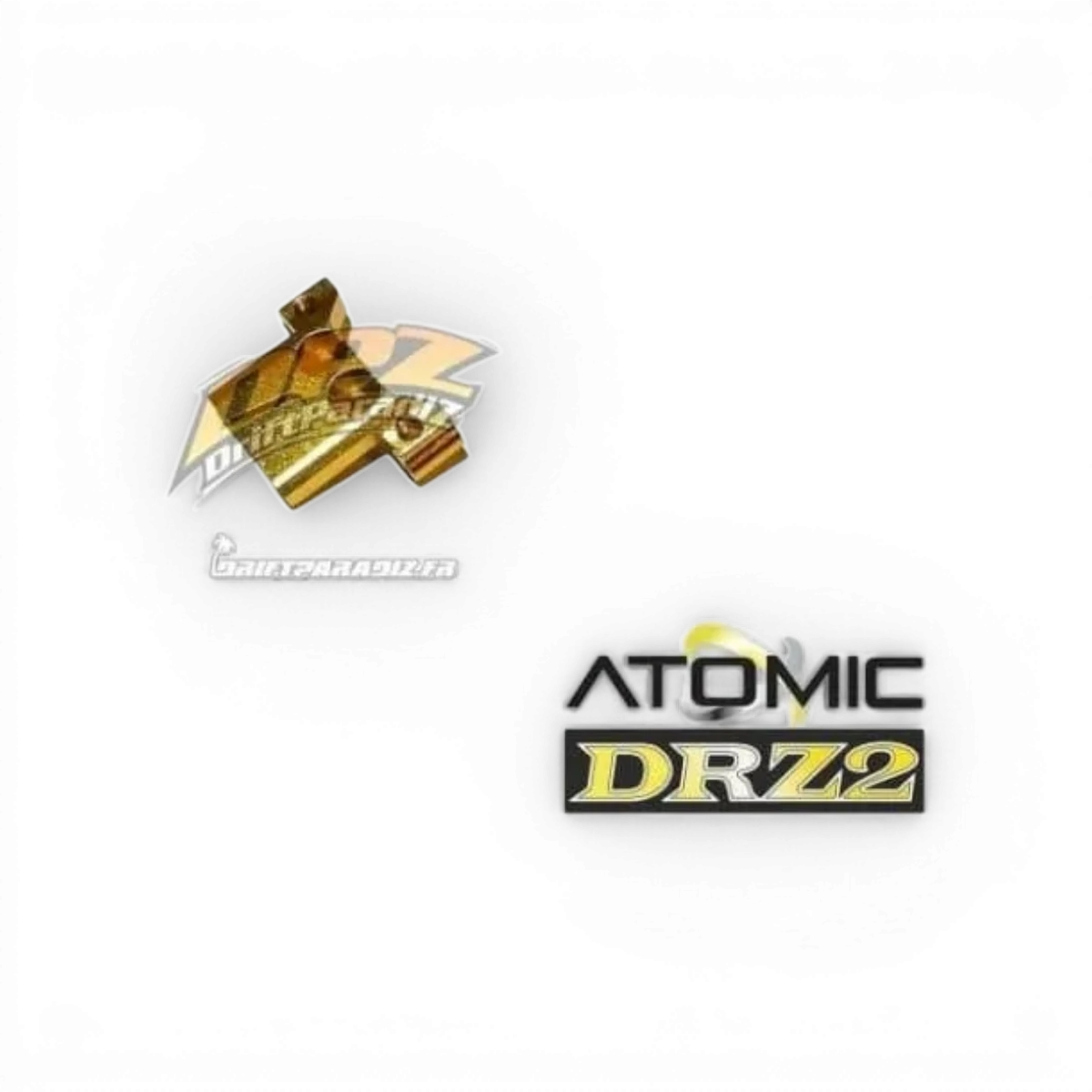 DRZV2 Support aluminium triangels supérieurs - Atomic RC - DriftParadiZ