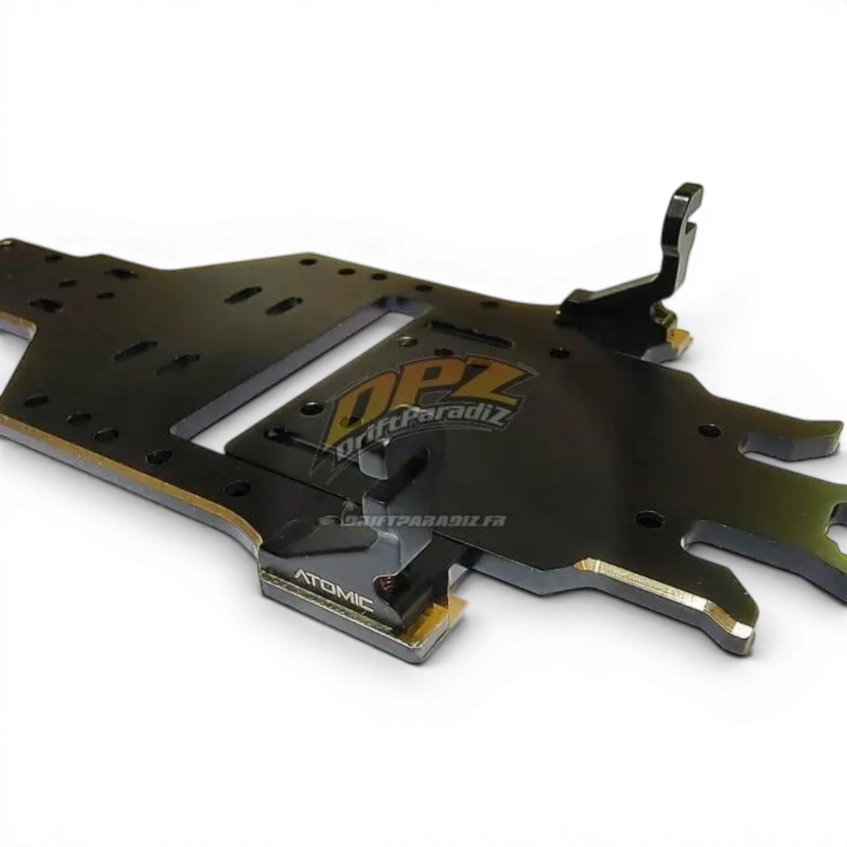Support latéral de carrosserie en laiton pour DRZV2, pièce détachée compatible avec Atomic RC Mini, robuste et précis.