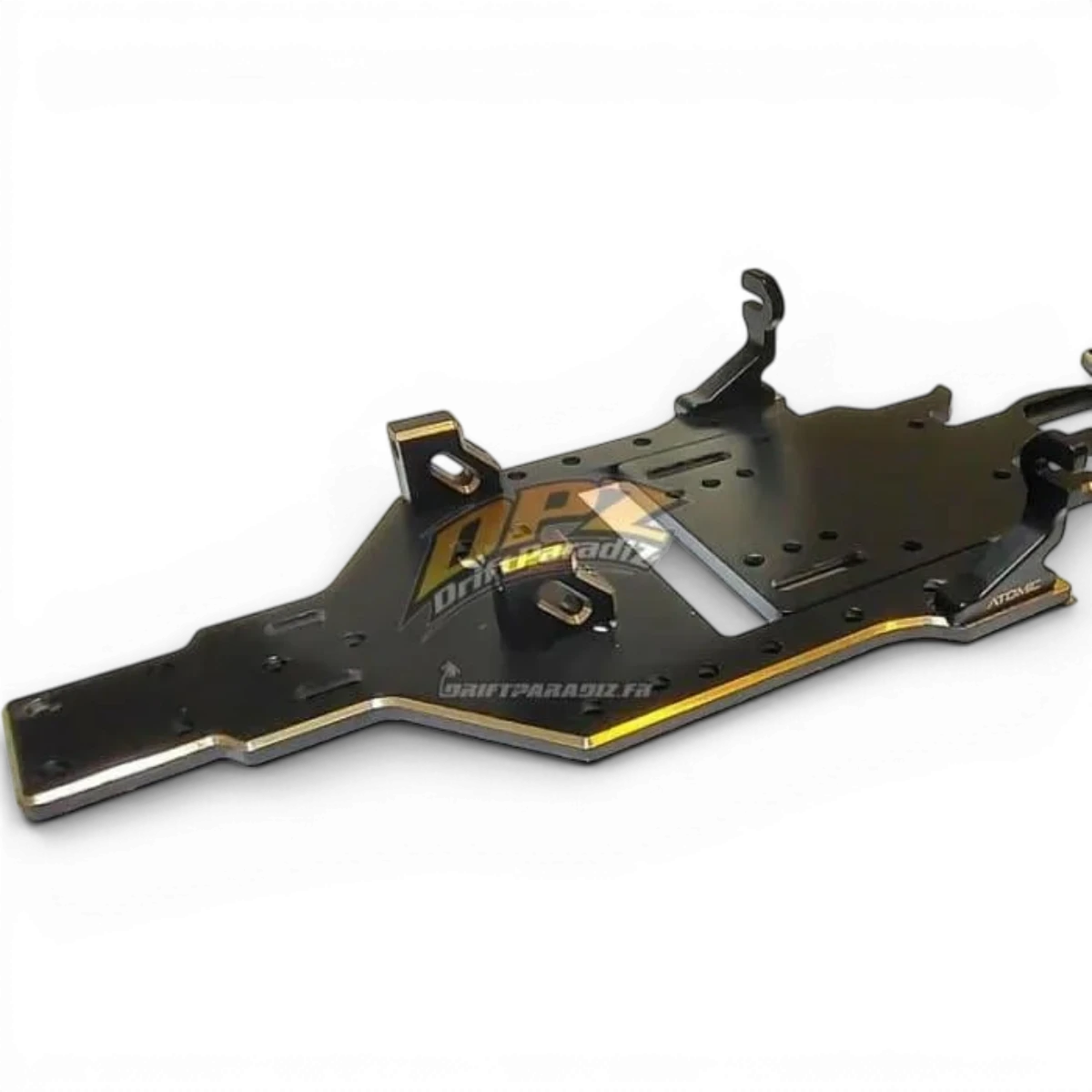 Support de servo en laiton pour DRZV2, pièce détachée compatible avec modèles Atomic RC Mini DRZV2, fixation robuste pour drift.