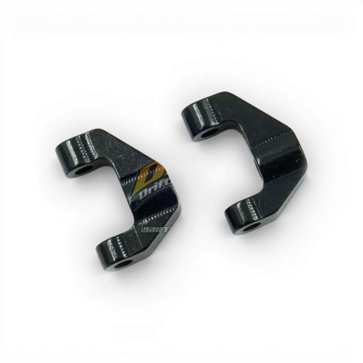Triangles métalliques supérieurs avant pour DRZV2, pièce détachée Atomic RC Mini, montage précis et durable pour véhicule RC.
