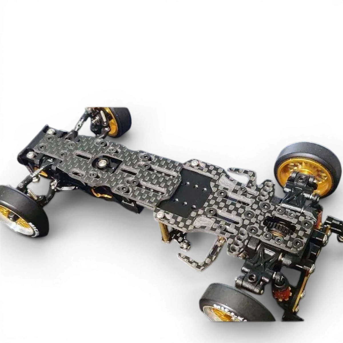 Kit chassis drift RC DRZV3MS RWD Atomic RC Mini, système propulsion à traction arrière, composants pour voiture télécommandée.