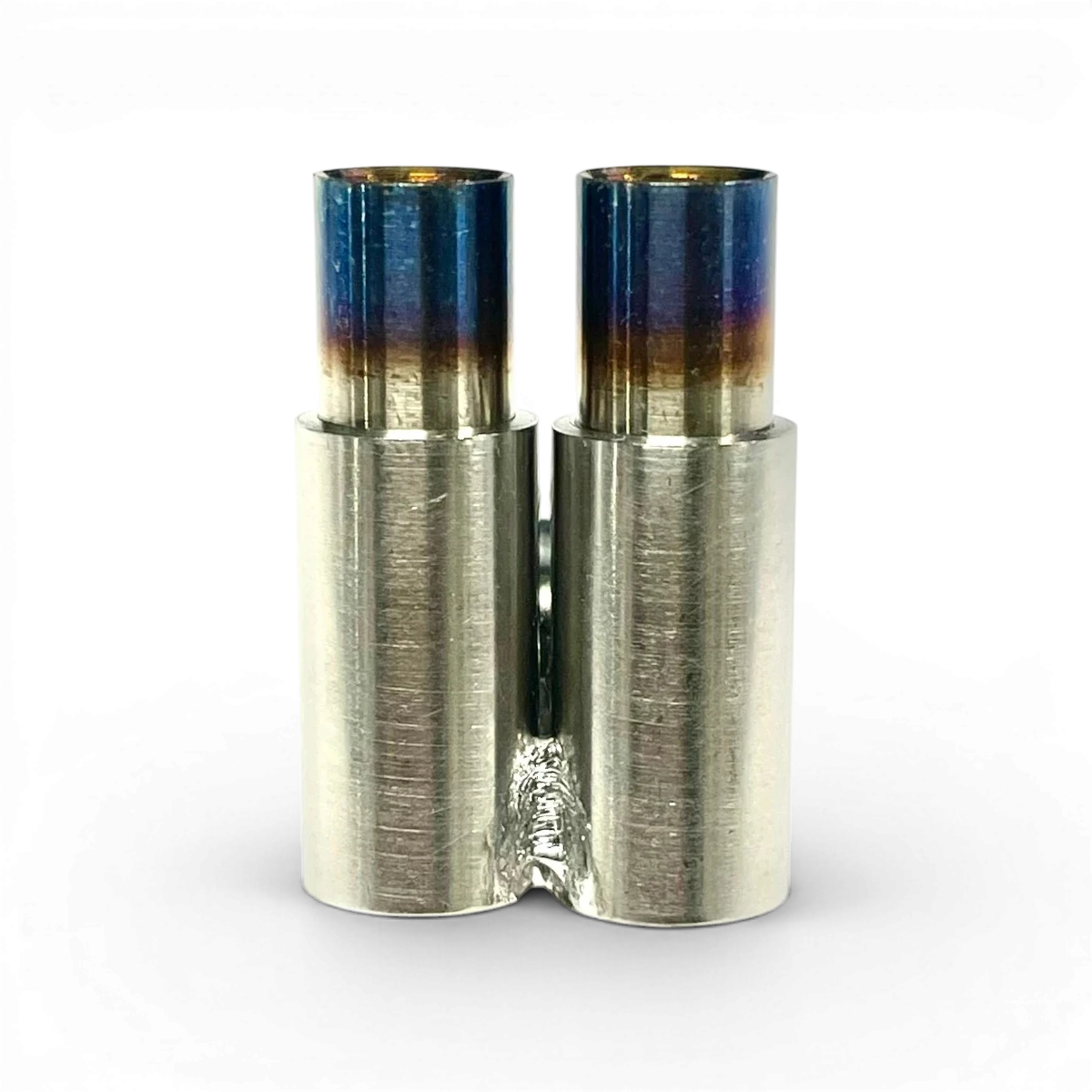 Echappement double 8mm "Burn" - ETO Works - STD-D-8YCB-15 - DriftParadiZ