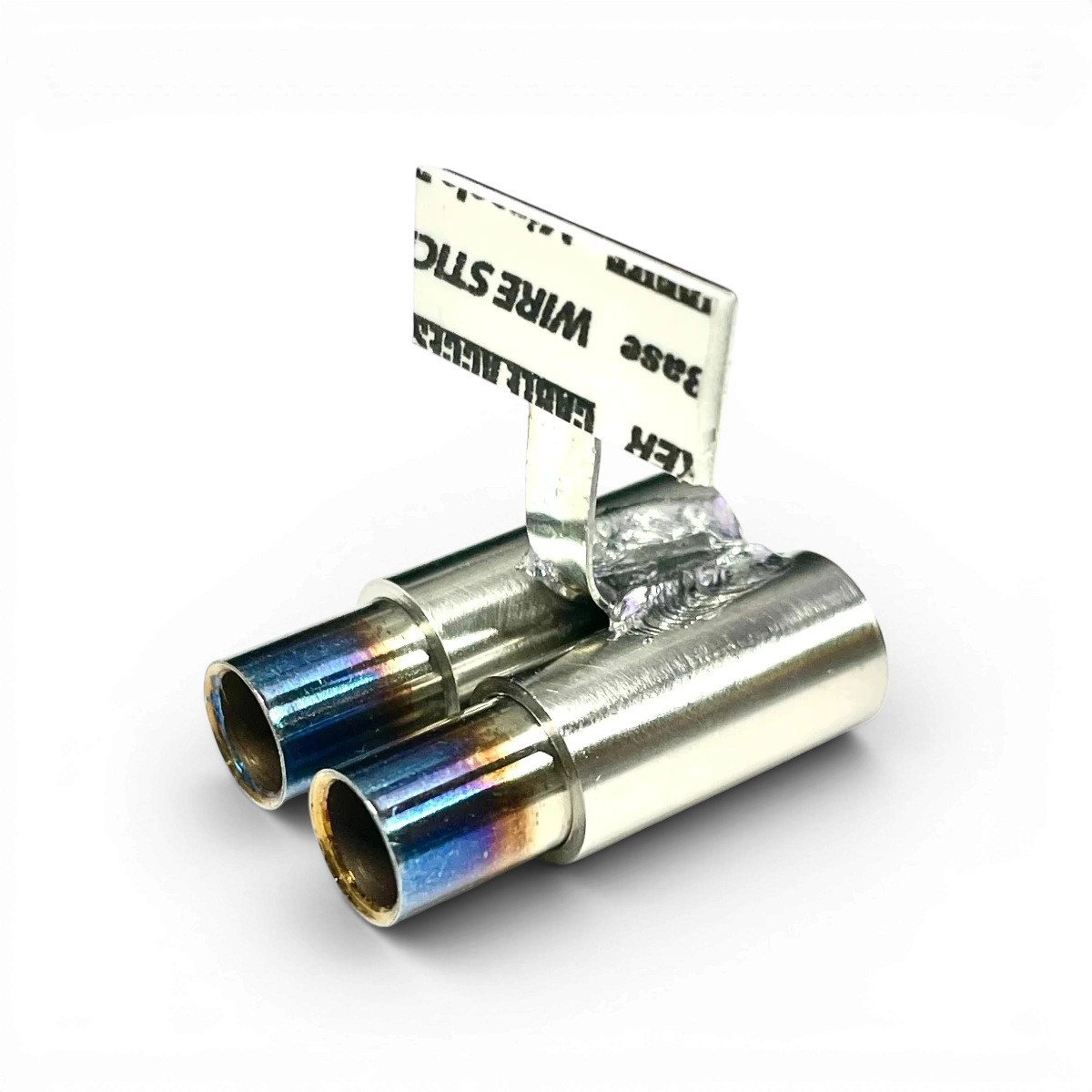 Echappement double 8mm "Burn" - ETO Works - STD-D-8YCB-15 - DriftParadiZ