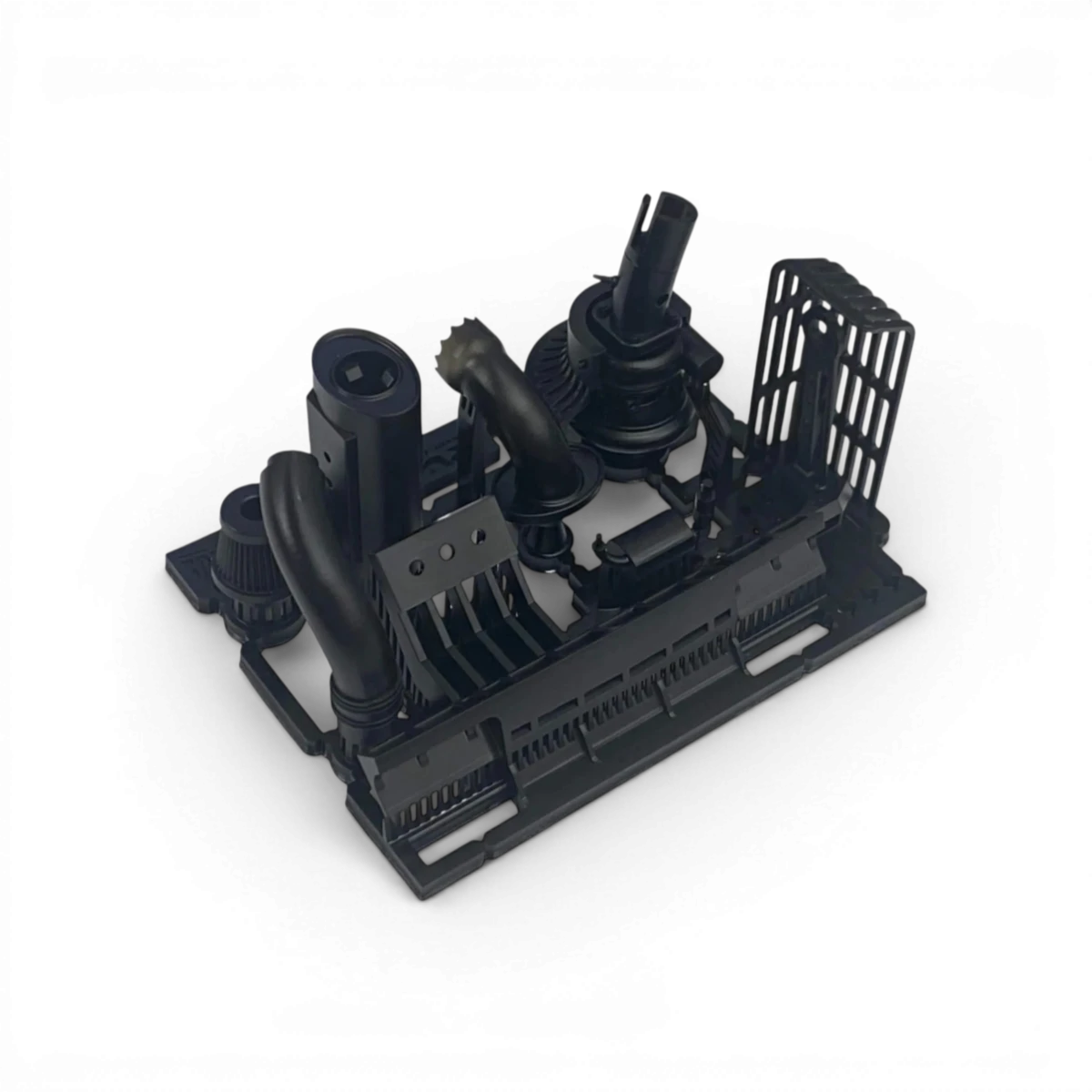 Échappement RWB Rotana de Pandora RC pour customisation de voiture, avec finition noire et détails métalliques visibles.