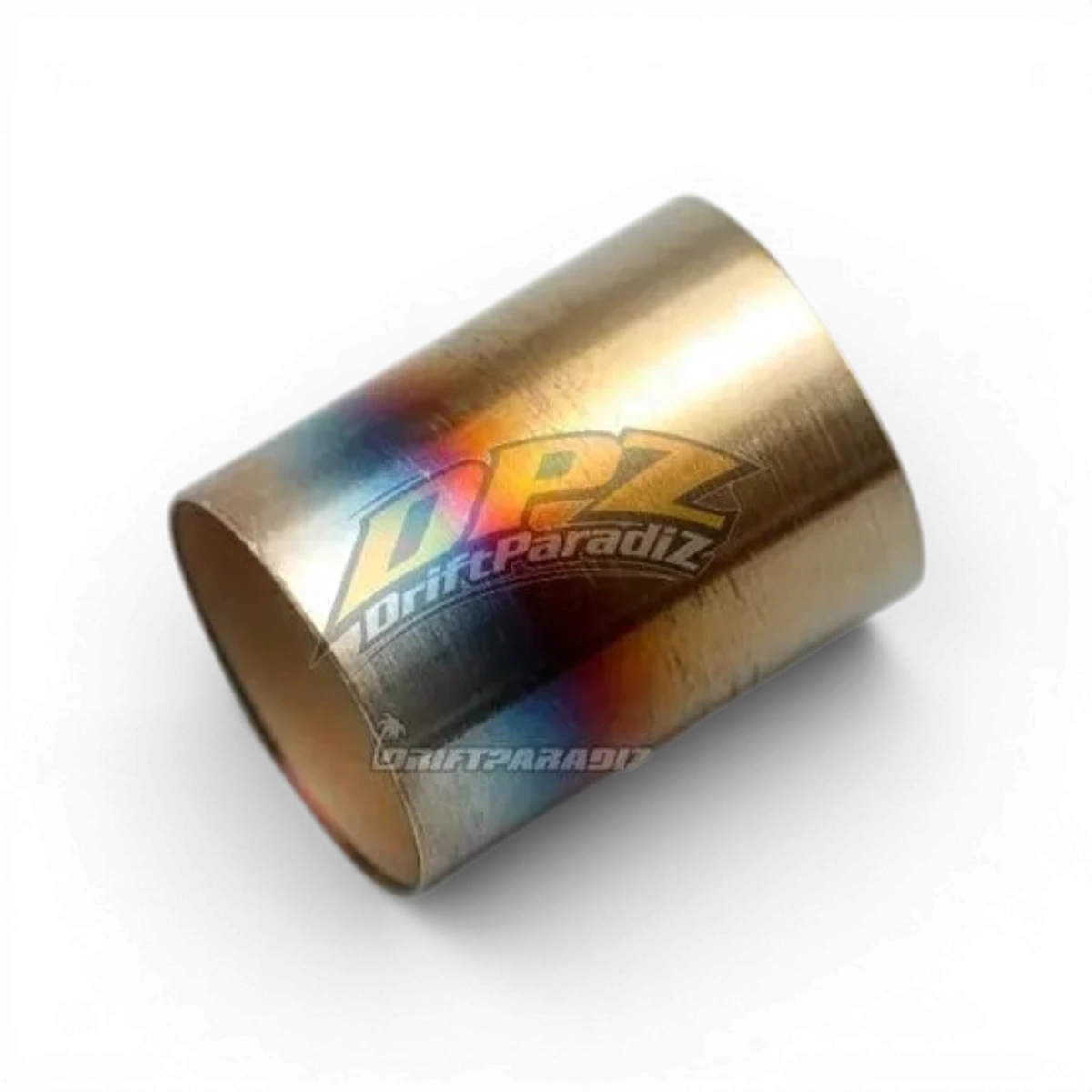 Embout d'échappement en titanium pour voiture de course Team Yokomo, pièce de personnalisation, finition résistante et légère.