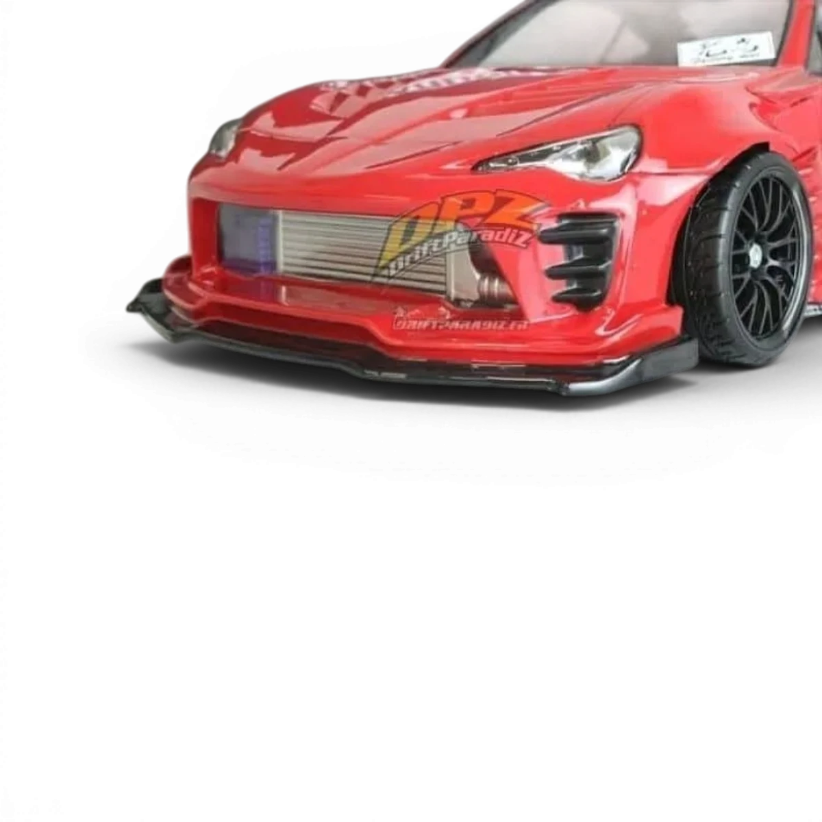 Ensemble d'intercooler en polycarbonate léger pour voiture de drift Pandora RC, customization pour modèle de course.