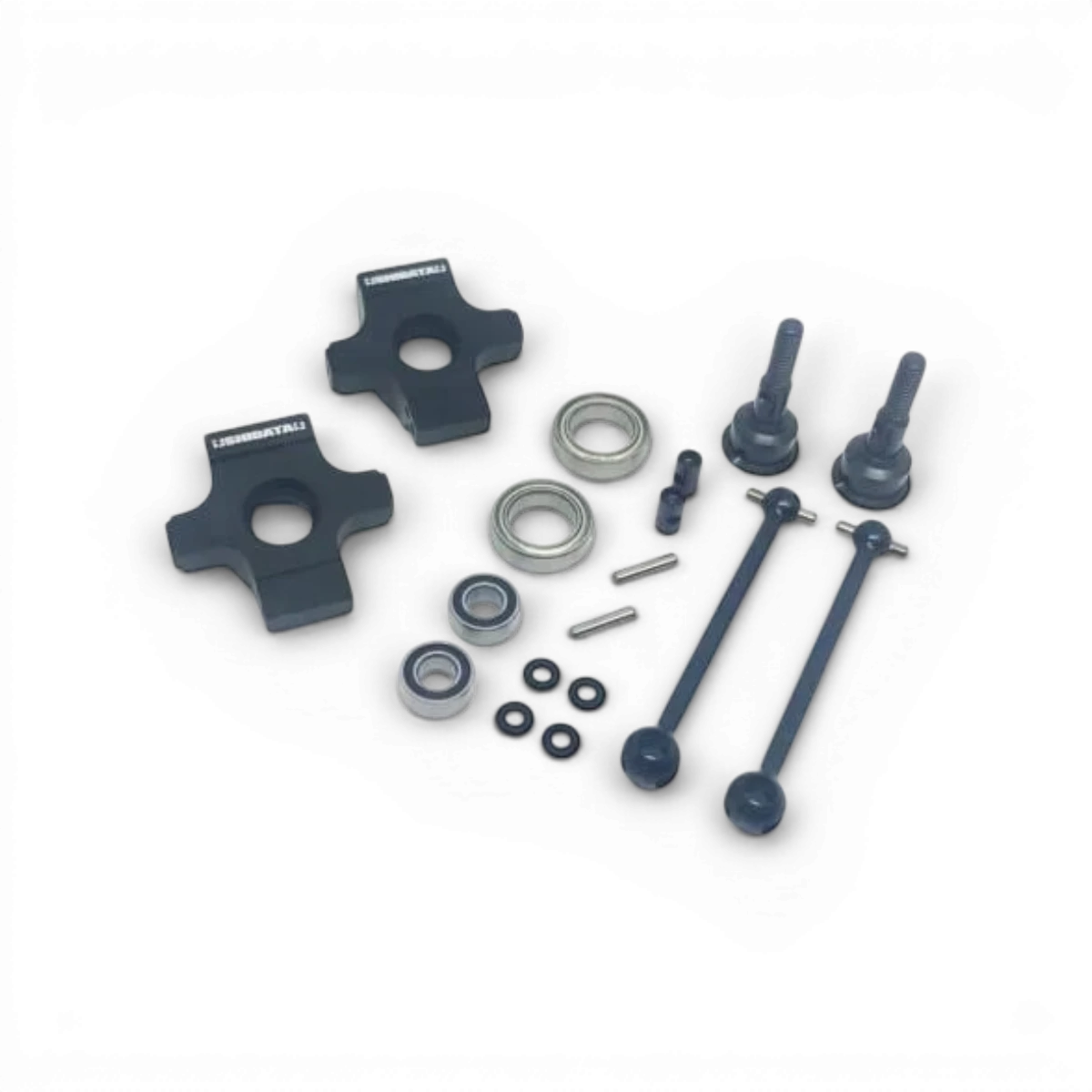 Ensemble de fusées arrière en aluminium avec offset pour voiture de drift SHIBATA, pièces détachées de haute performance.