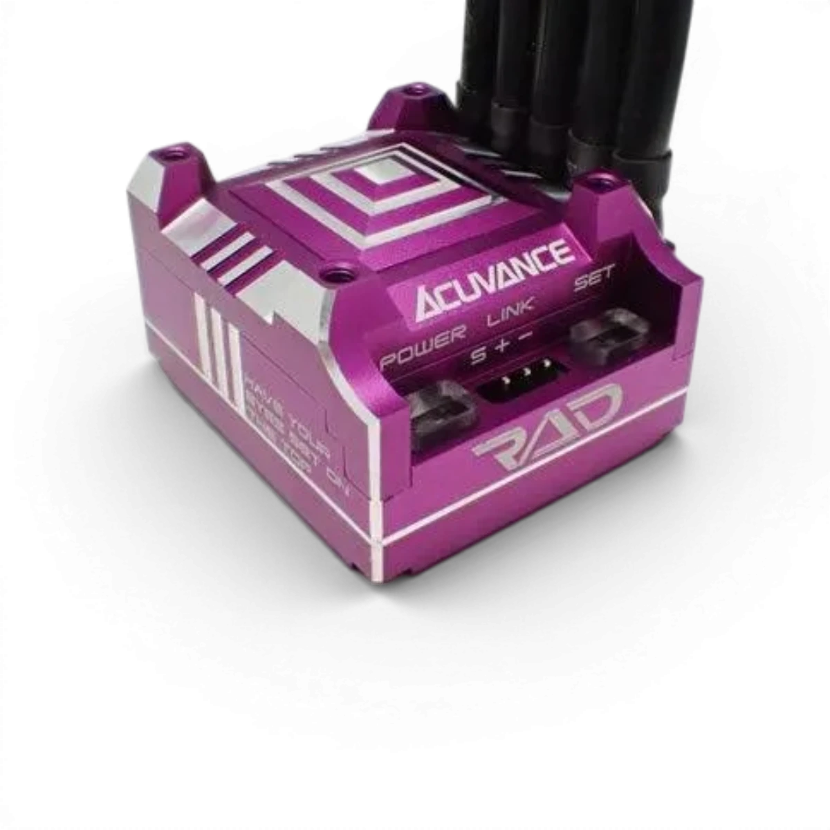 Clavier électronique Esc RAD Violet édition de la marque Acuvance avec touches colorées violettes.