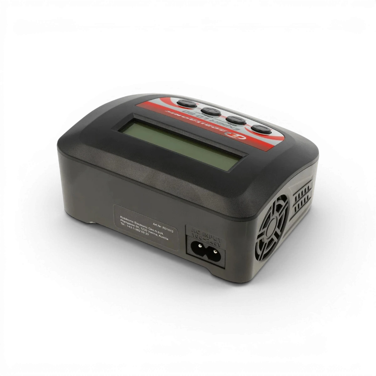 Chargeur LiPo Expert LD 60 de Robitronic pour batteries 2-4S, 6A, 60W, utilisé pour l’électronique de modélisme.