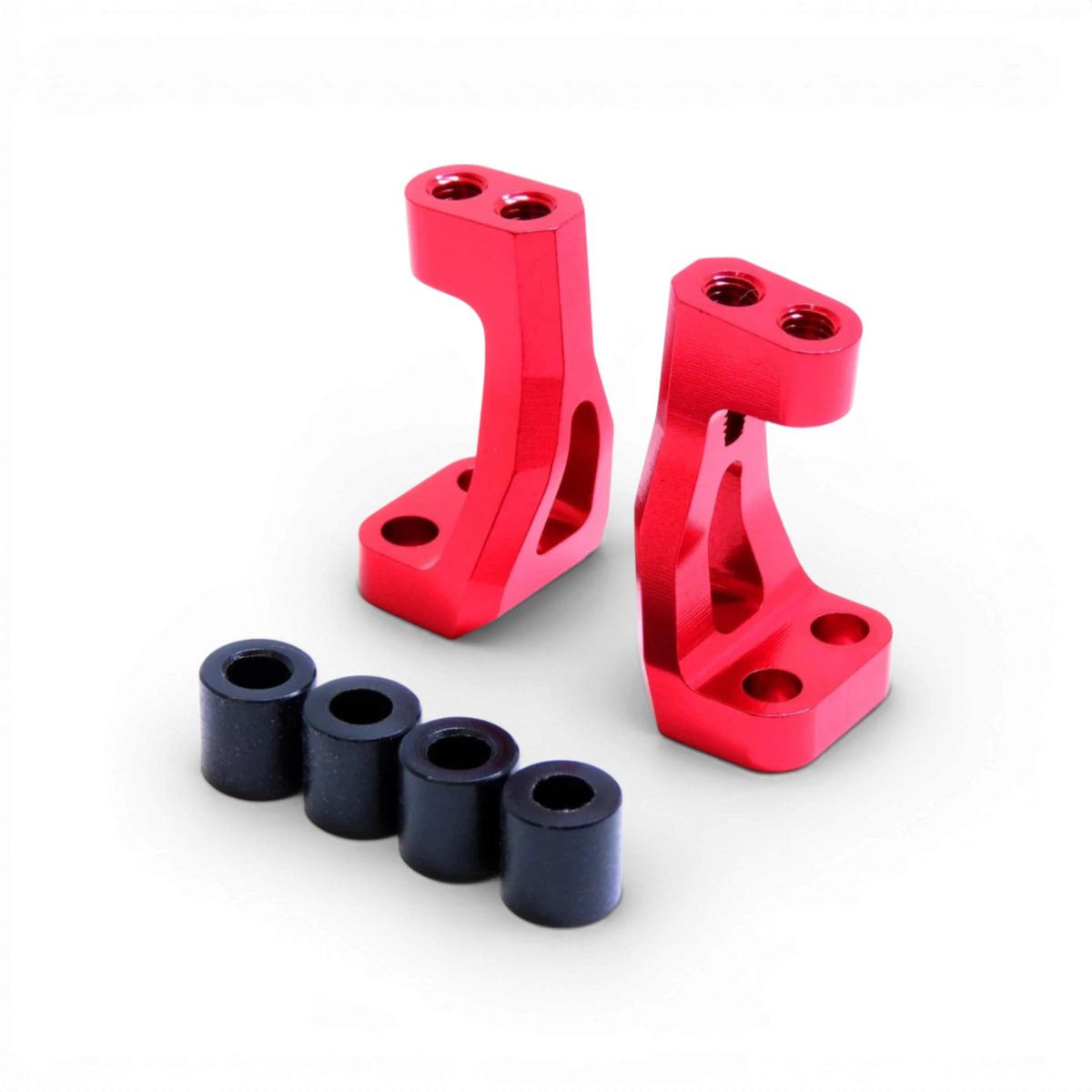 Extension haute pour fusée GX Wrap-UP Next, pièce en plastique noir avec fixation pour modélisme aéronautique.