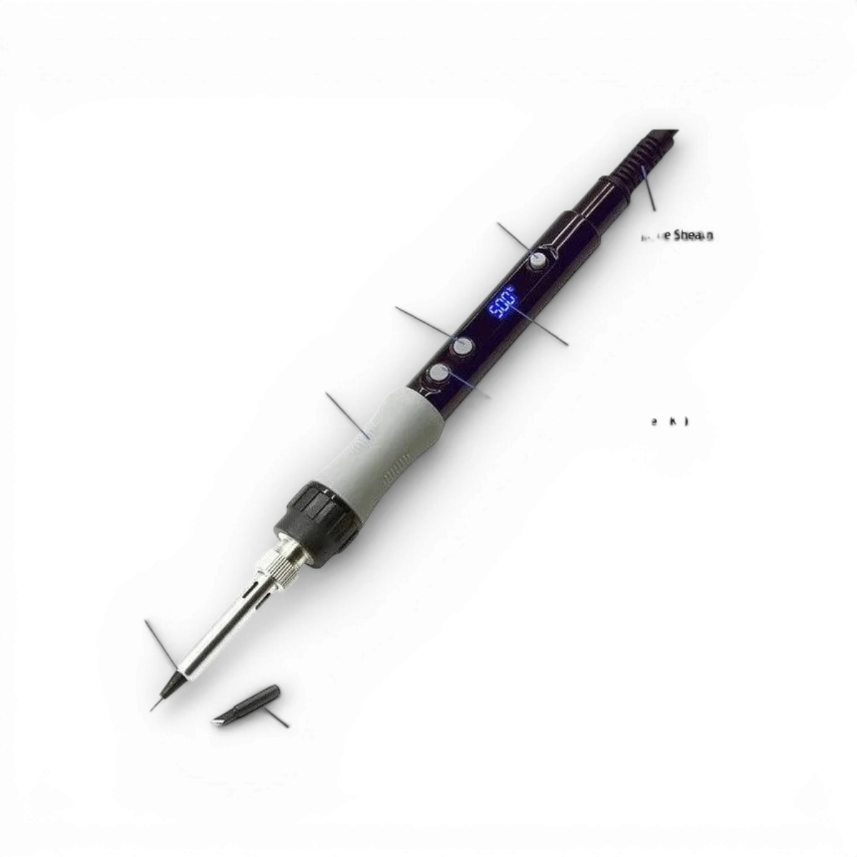 Fer à souder Beez2b 110W 220V avec prise européenne, outil électrique pour soudure précis et facile à utiliser.