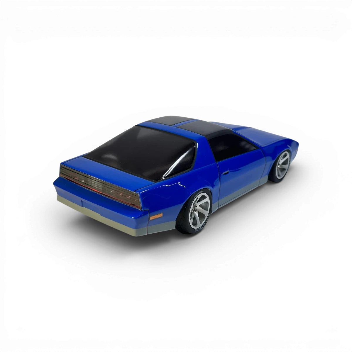Modèle de carrosserie Firebird Trans Am 1982 en plastique pour voiture RC Aplastics, détail précis et finition réaliste.