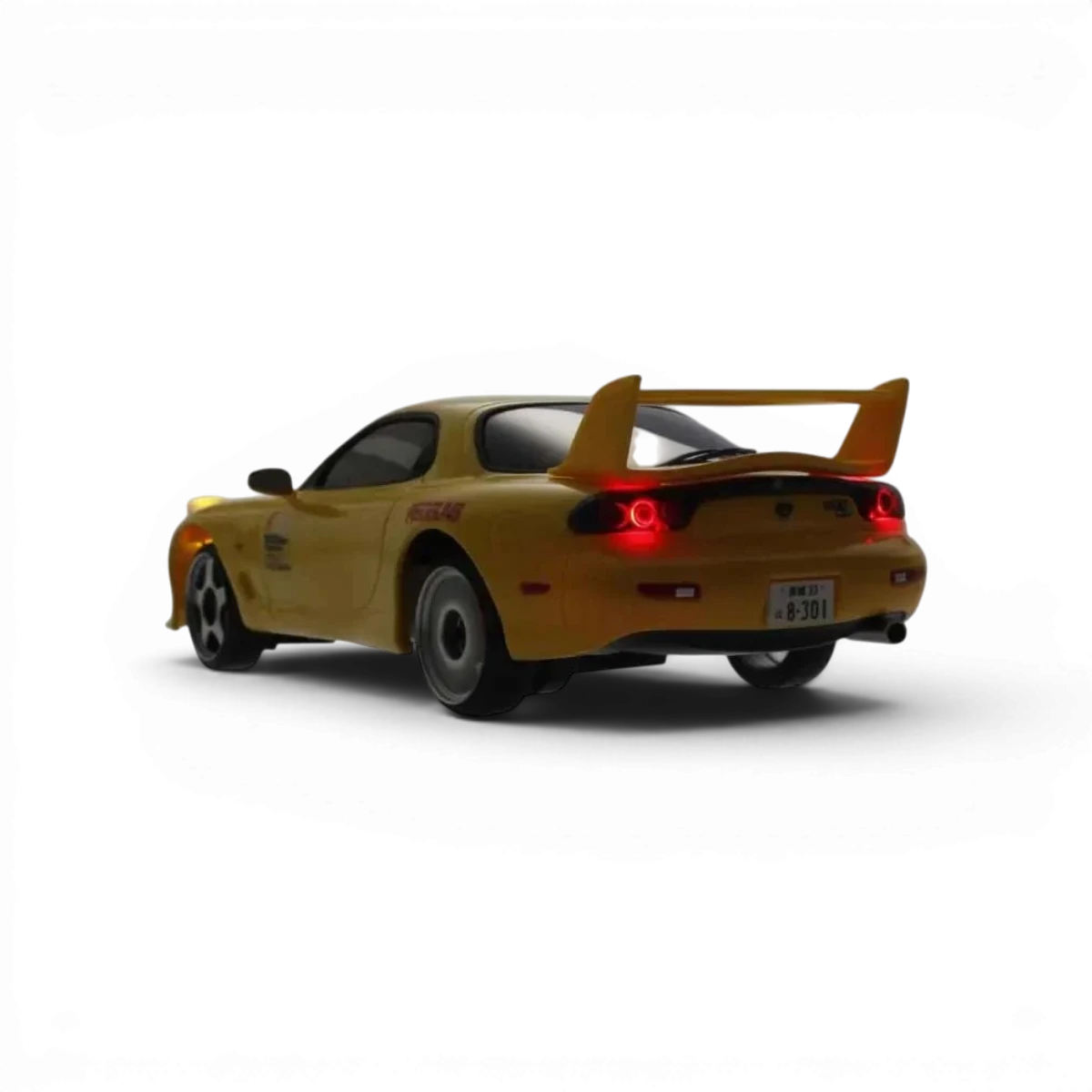 Carrosserie Kyosho FIRST MINI-Z 1:28 Mazda RX-7 FD3S Initial D, détail réaliste et finitions précises.