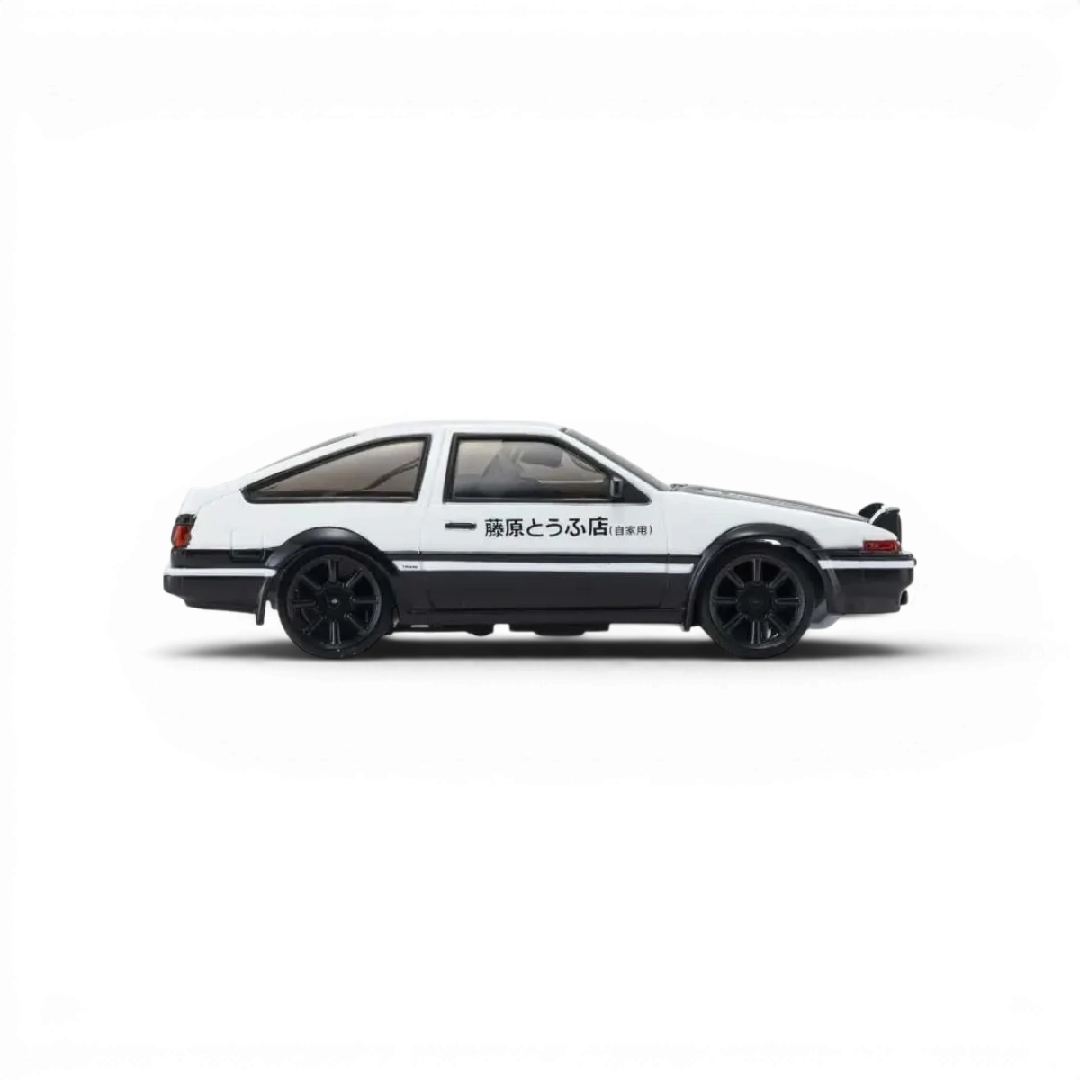 FIRST MINI-Z 1:28 INITIAL-D SPRINTER TRUENO AE86 WH/BK CARBON - Kyosho - DriftParadiZ