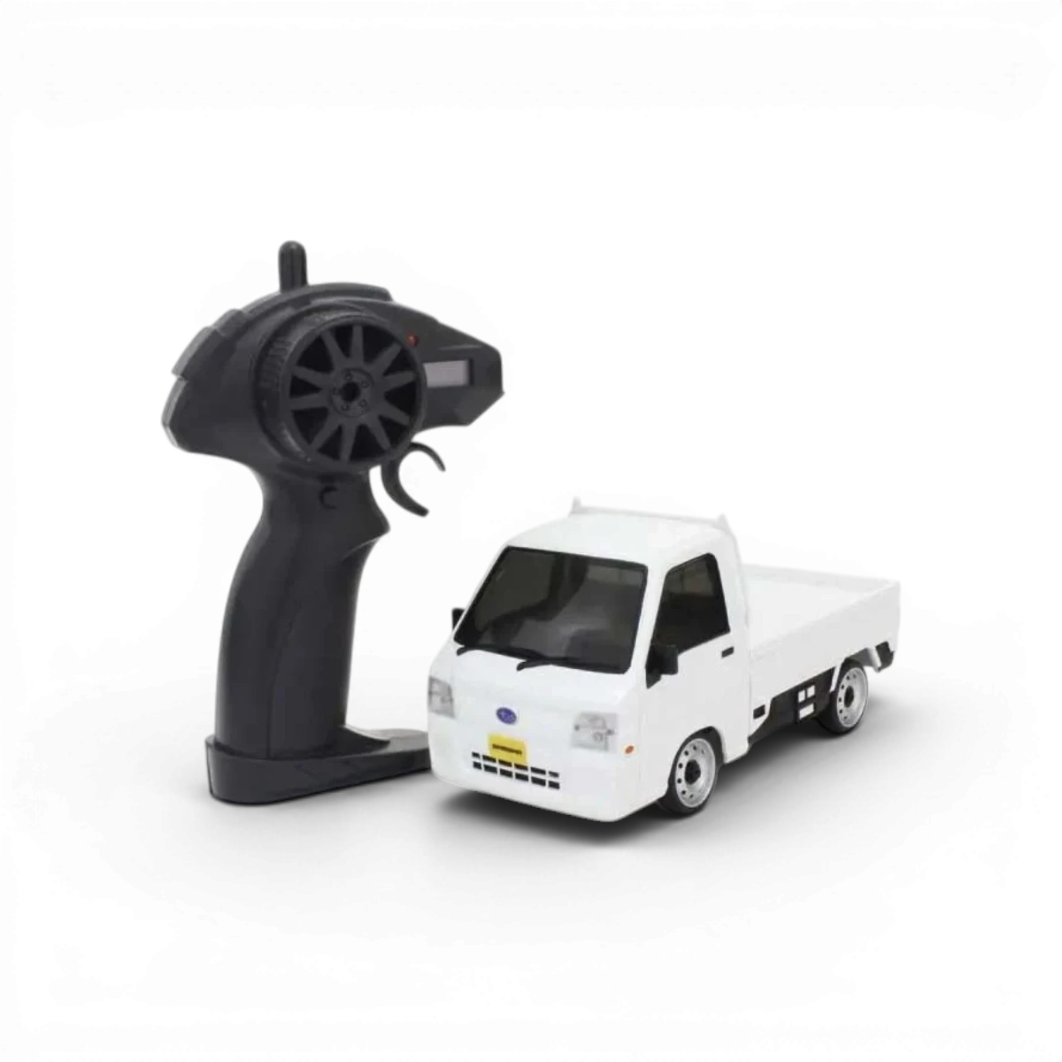 Carrosserie pour voiture miniature FIRST MINI-Z 1:28 Subaru Sambar WH de Kyosho, vue détaillée de la carrosserie.