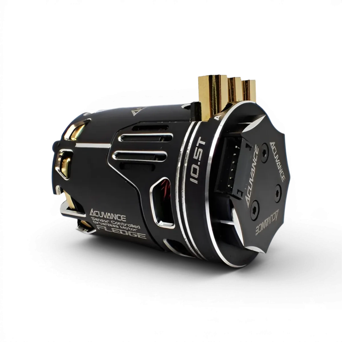 Moteur brushless Fledge 10.5T sans ventilateur de la marque Acuvance, composant électronique pour modèles RC.