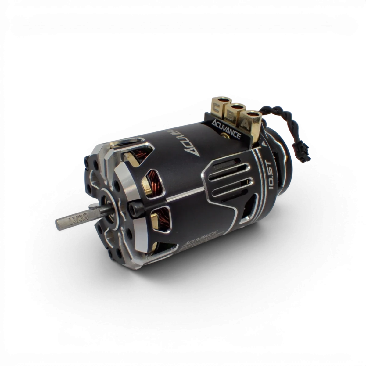 Ventilateur intégré Fledge 10.5T avec moteur brushless Acuvance, composant électronique, en fonctionnement.