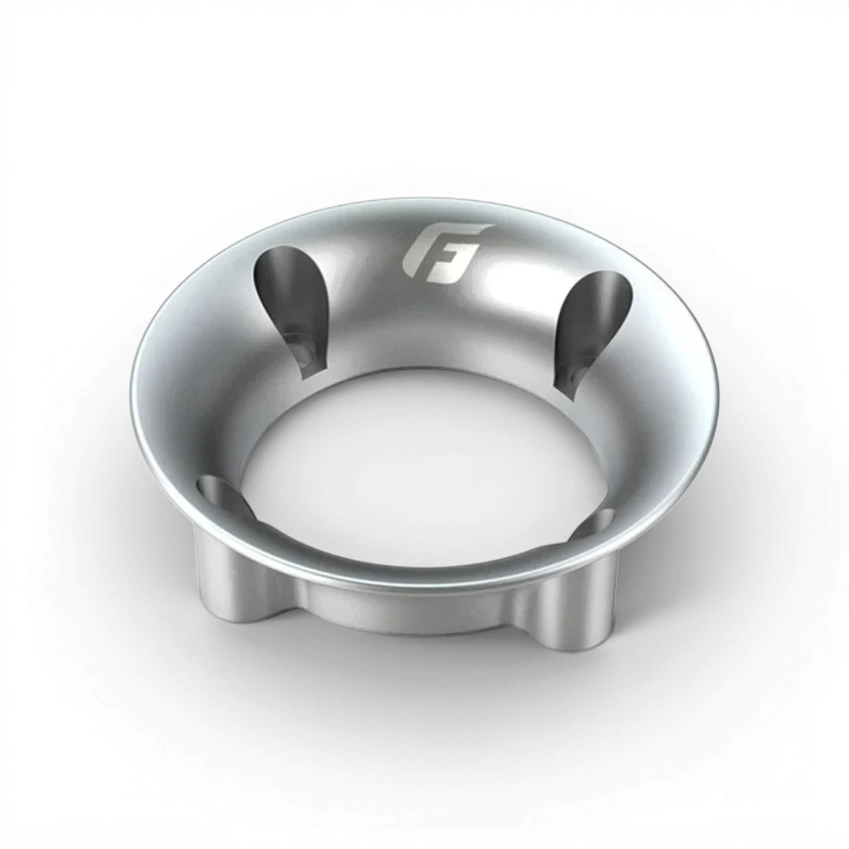 Entonnoir en aluminium de 25 mm de marque G-force, avec embout large pour un transfert facile de liquides.
