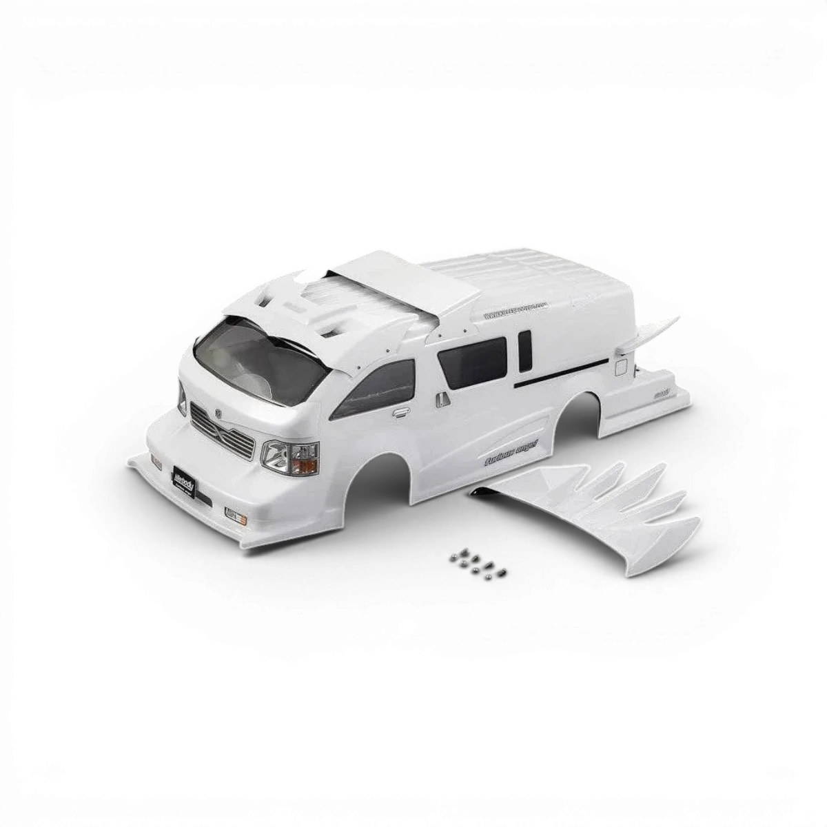 Carrosserie Furious Angel Blanc de Killer Body, design détaillé pour voiture de drift, modèle KB48408.