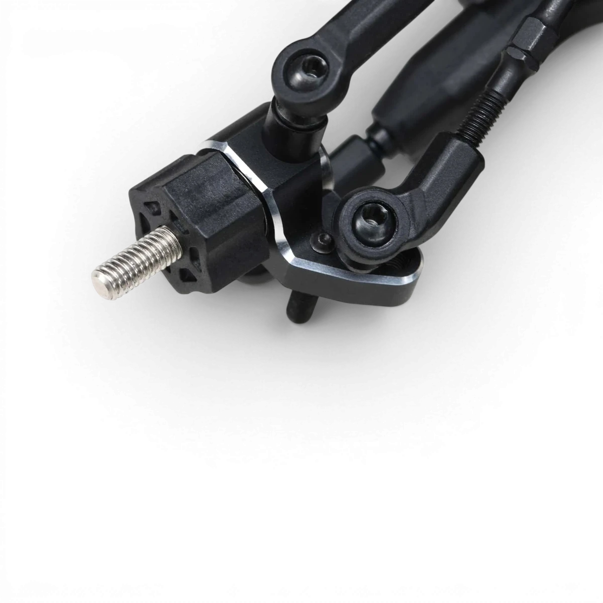 Fusée légère en aluminium RD/SD Series de Team Yokomo pour pièces détachées de voiture RC, rouge et robuste.