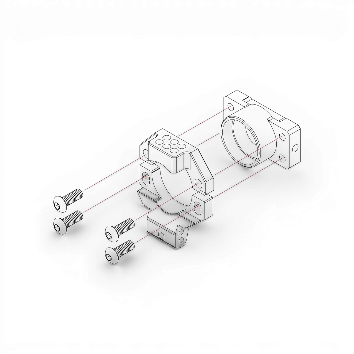 Fusées arrière FSG Freestyle Geometry de Wrap-UP Next, pièces de vélo pour freestyle, montrant la conception et la finition.