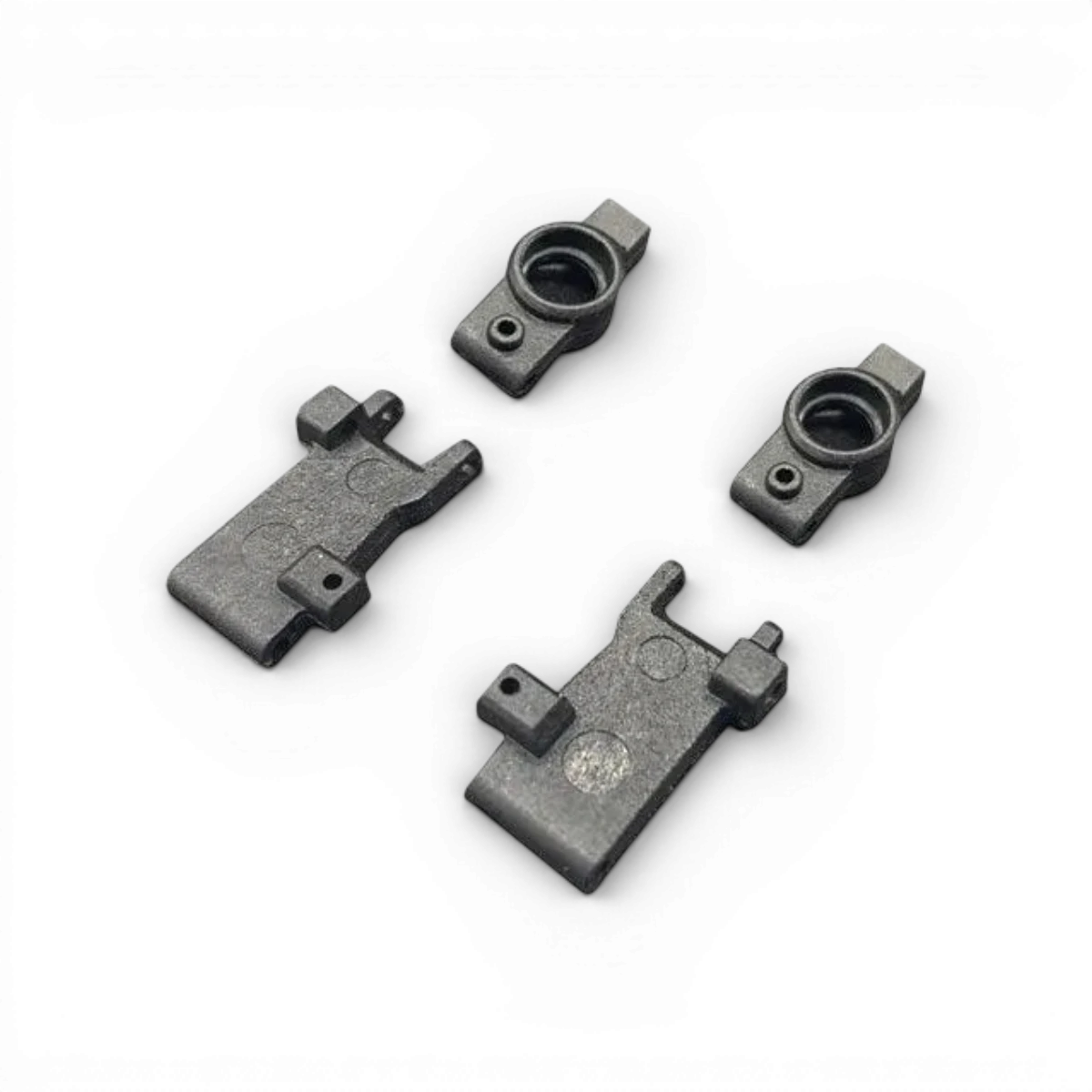 Fusées et triangles arrière BMR-X pour voiture de course, pièces de suspension de haute performance BM Racing.
