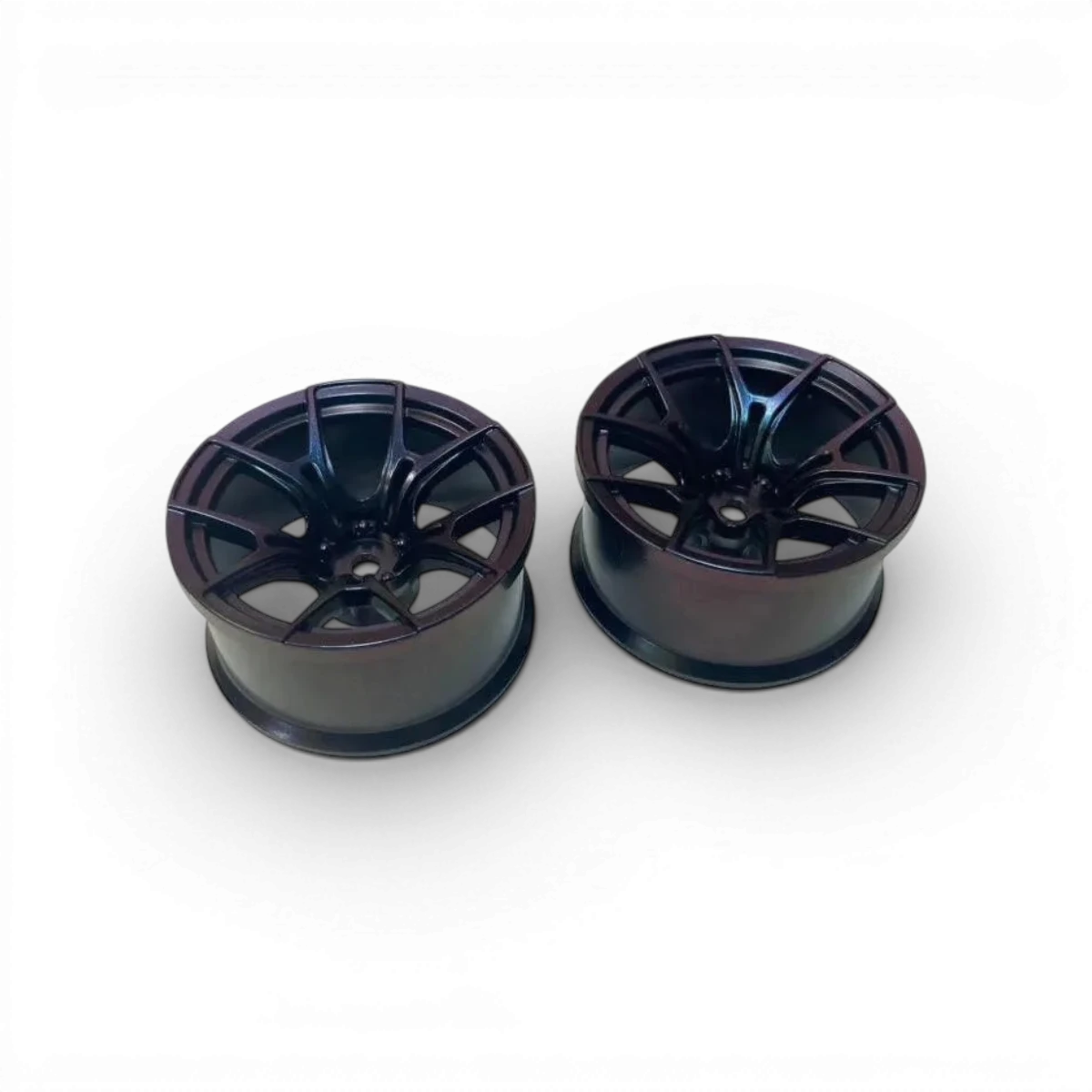 Roues FX Sport Offset 6 Mazora de la marque Topline, visibles en gros plan avec détails de la jante et finition noire.