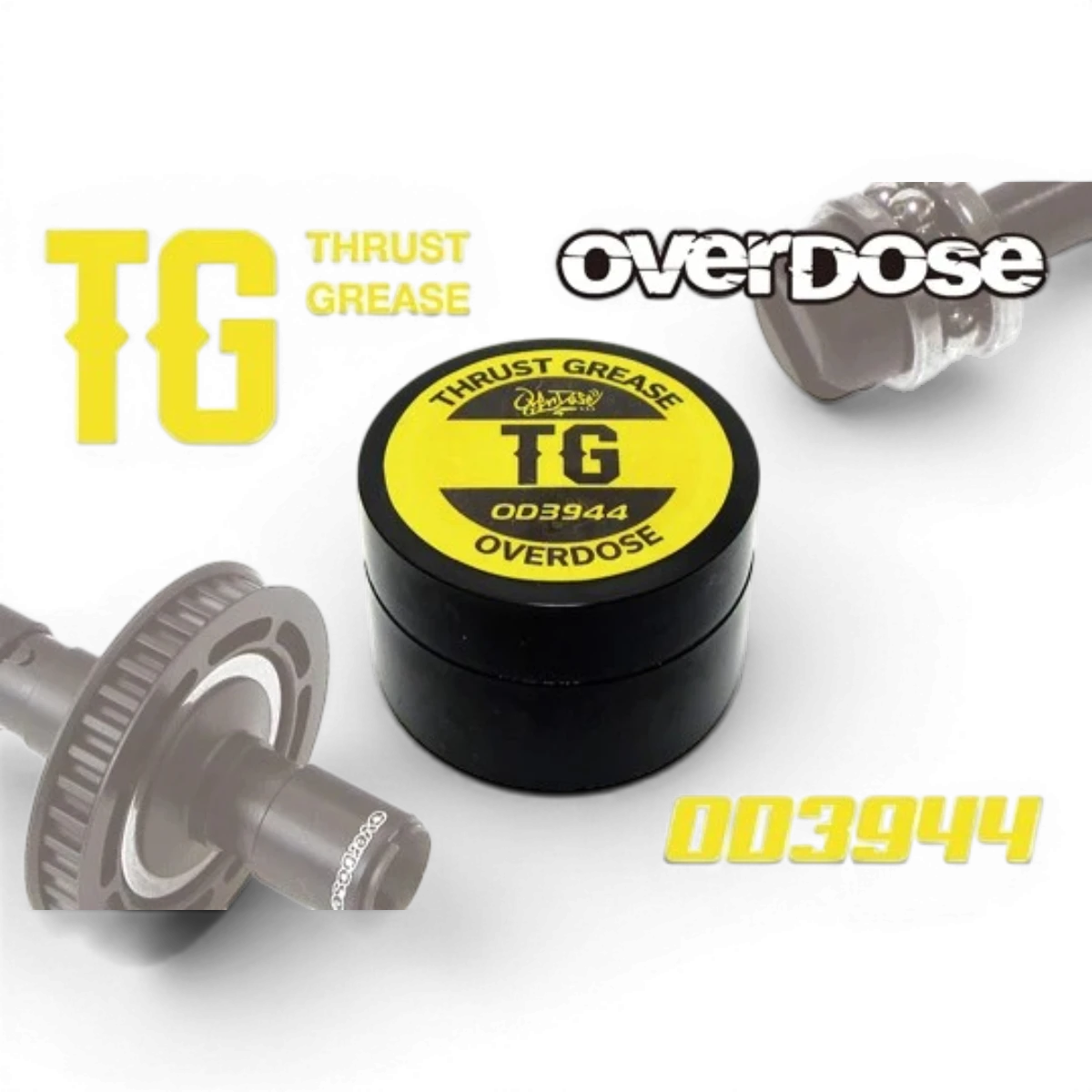 Graisse spéciale pour roulement axial Overdose, 5g, pièce détachée pour lubrification de roulements à billes et axes.