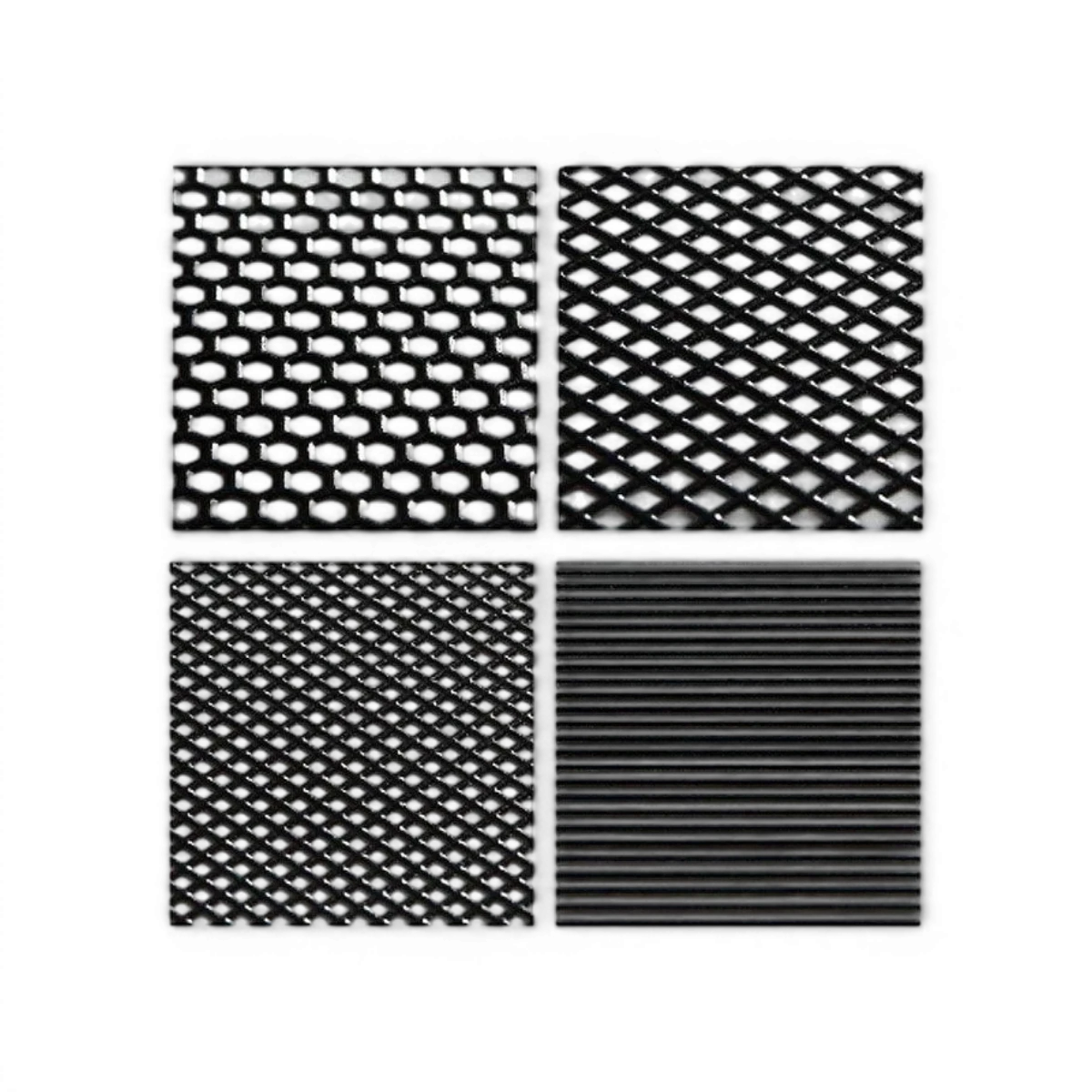 Grille autocollante réelle 3D Wrap-UP Next, maille croisée épaisse, 130x75mm, effet texturé pour décoration auto