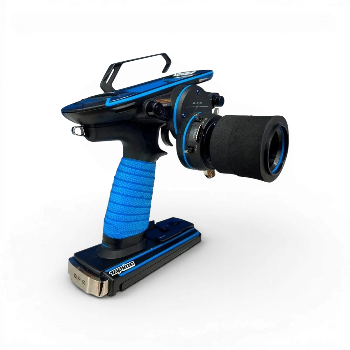 Grip universel pour radio Topline, accessoire robuste pour fixation et maintien sécurisé, visible en image.