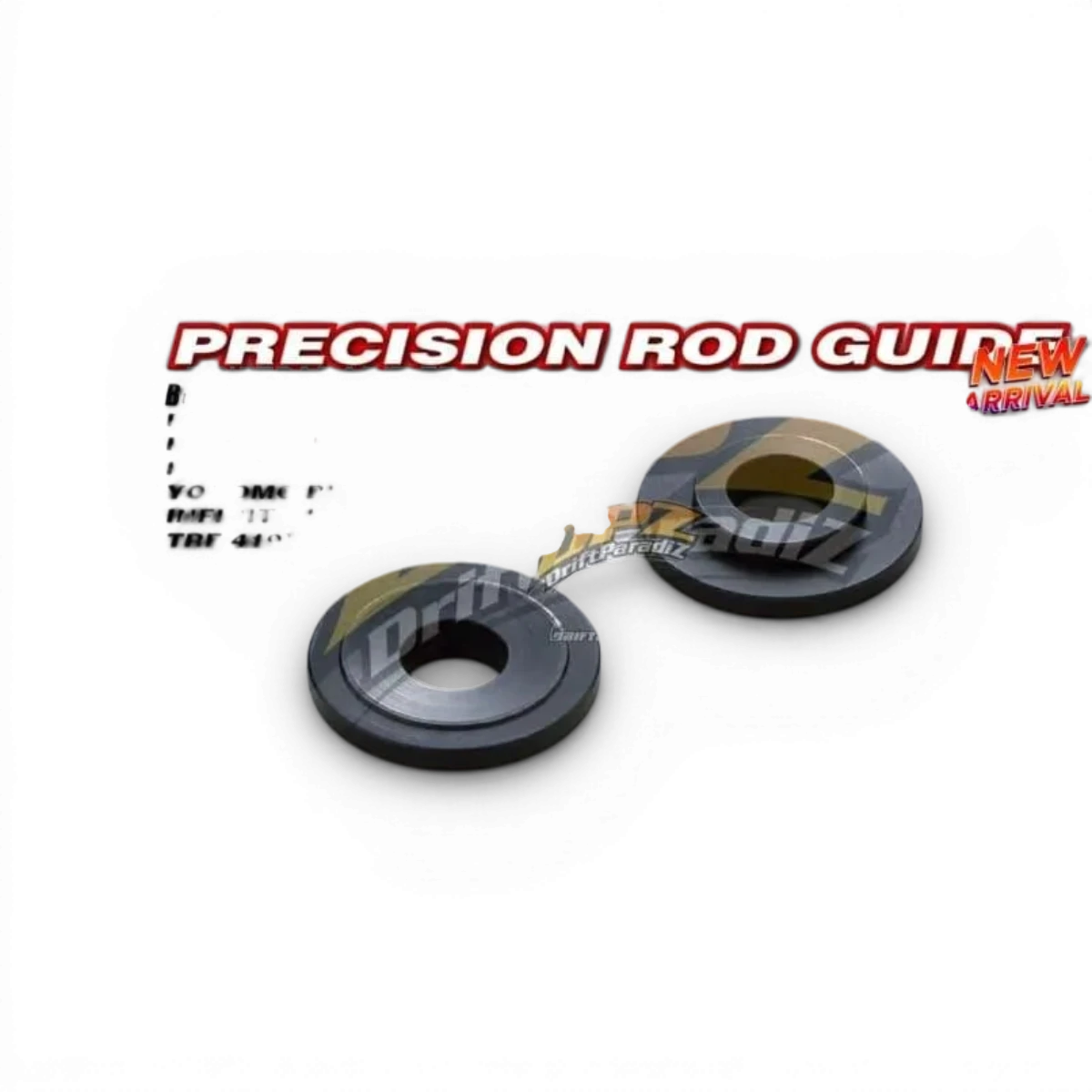 Guide piston haute précision Big bore Team Axon pour pièces détachées, visible avec composants en métal et détails techniques.