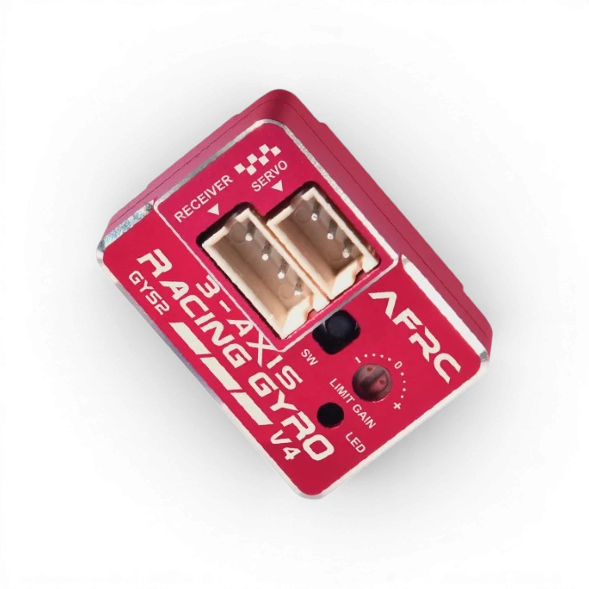Gyro mini drift AFRC GYS-2 V4, appareil électronique pour drift, avec capteur gyroscopique, visible en image.