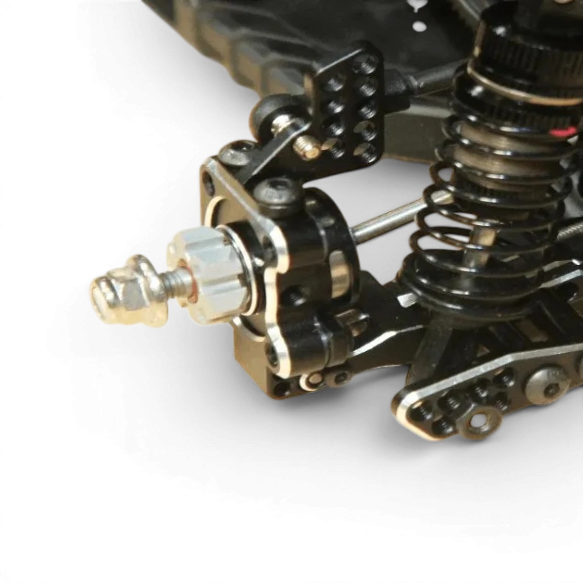 Hexagone de 5mm de la marque RhinoRacing, pièce métallique pour fixation ou montage, visible en image.
